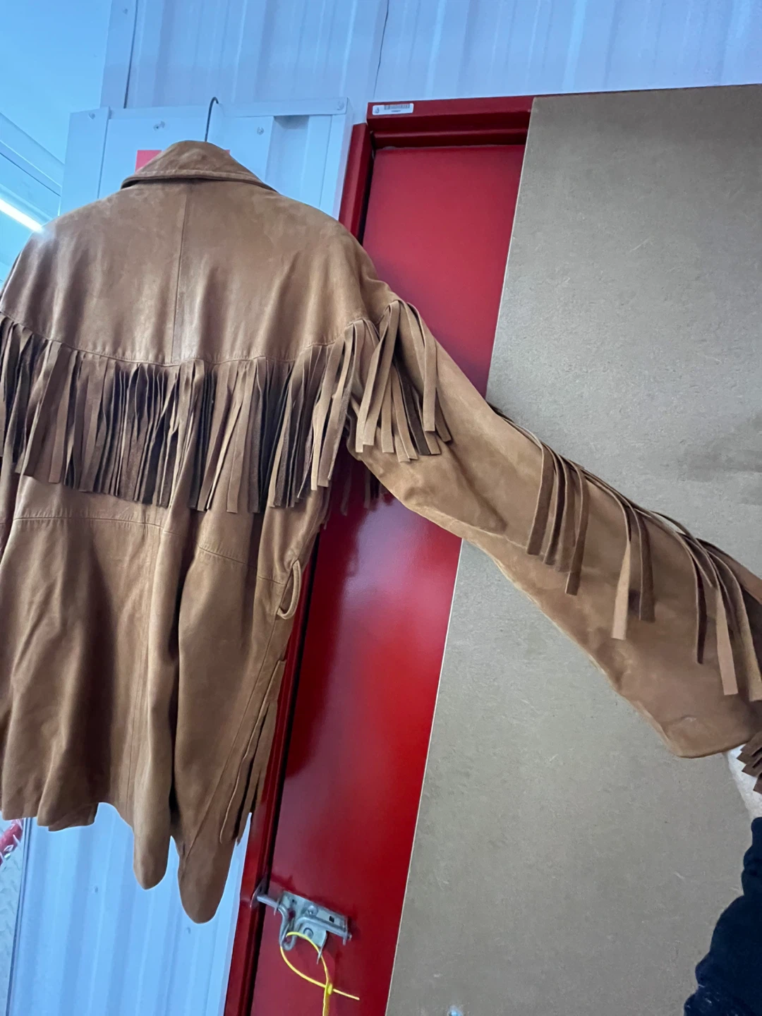 Vintage Faux Suede Fringe Jacket - photo 3