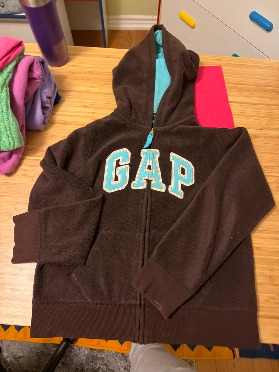 Brown GAP Fleece Hoodie