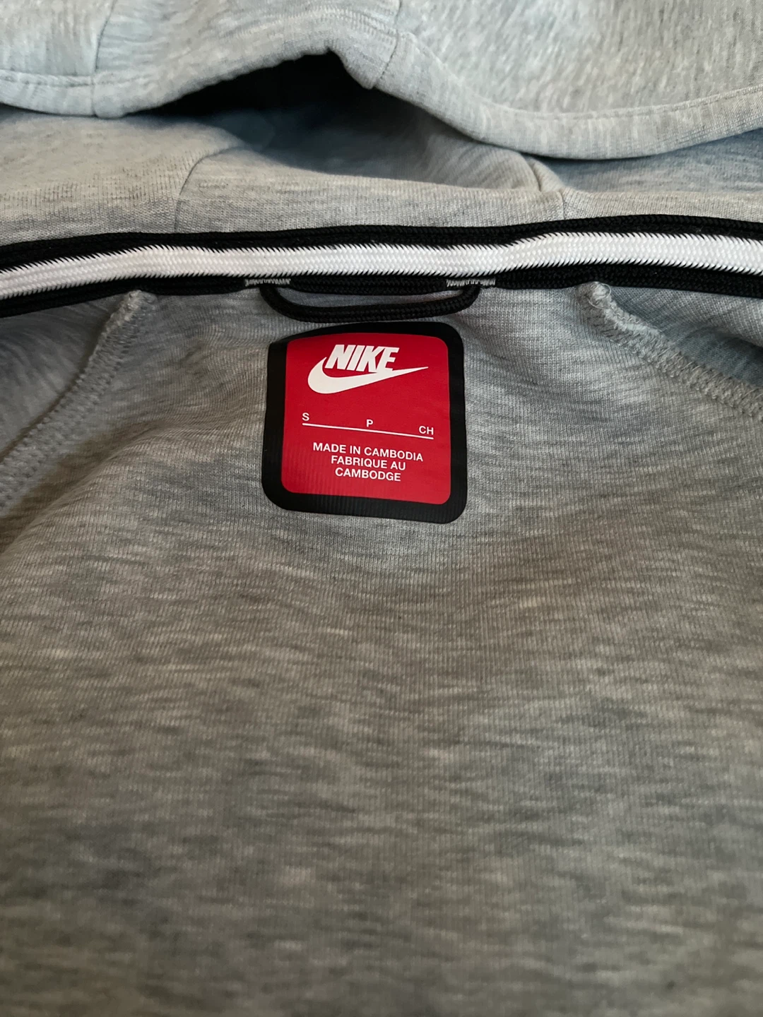 Nike Tech Fleece Full Zip Hoodie Grey Size Small - photo 2