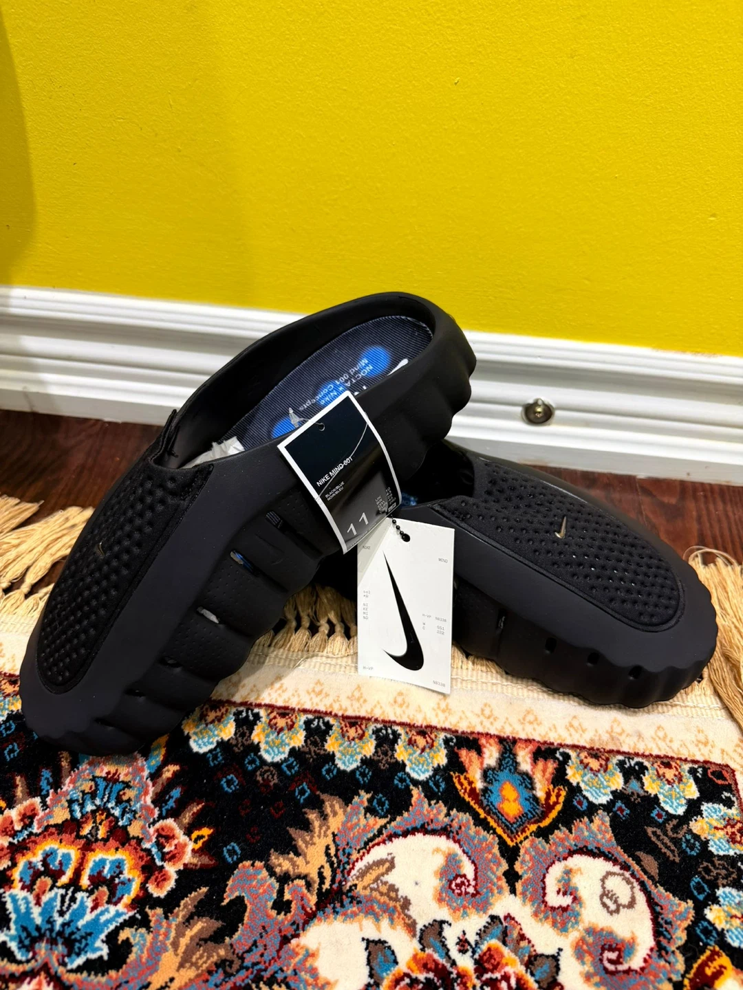 Nike MMW 002 Black Clogs Size 11