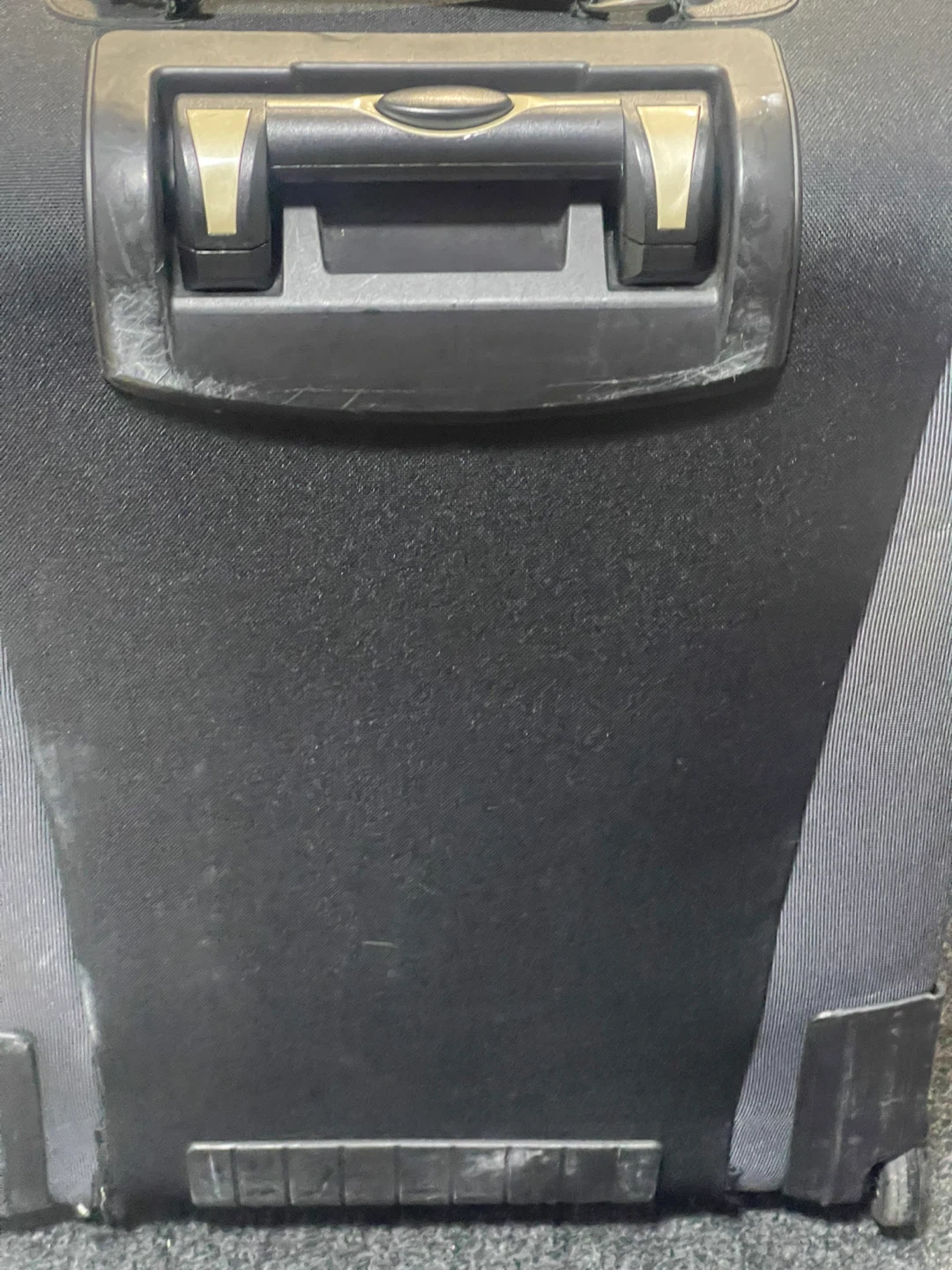 Black Rolling Suitcase with Retractable Handle - photo 3
