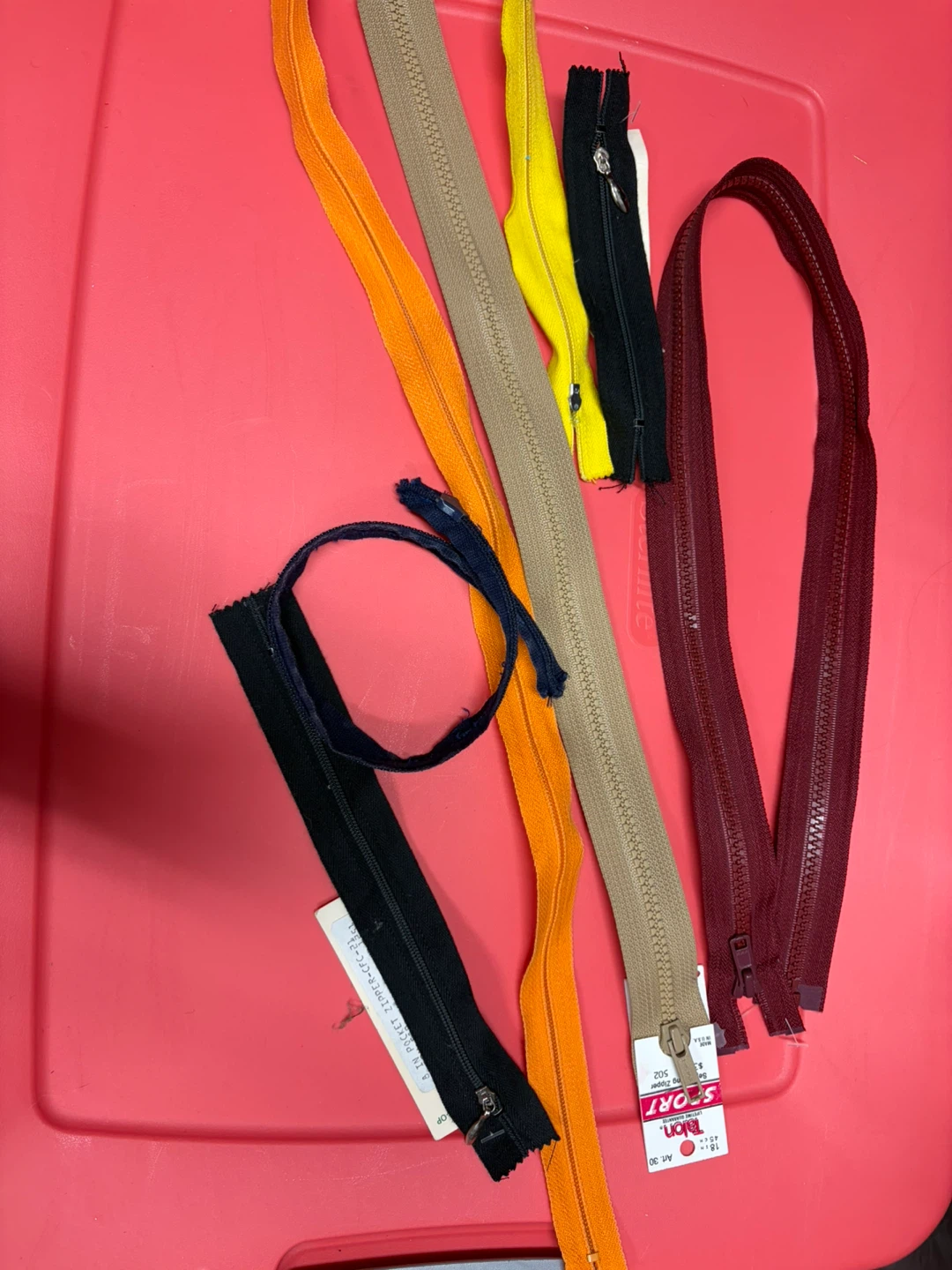 Zippers