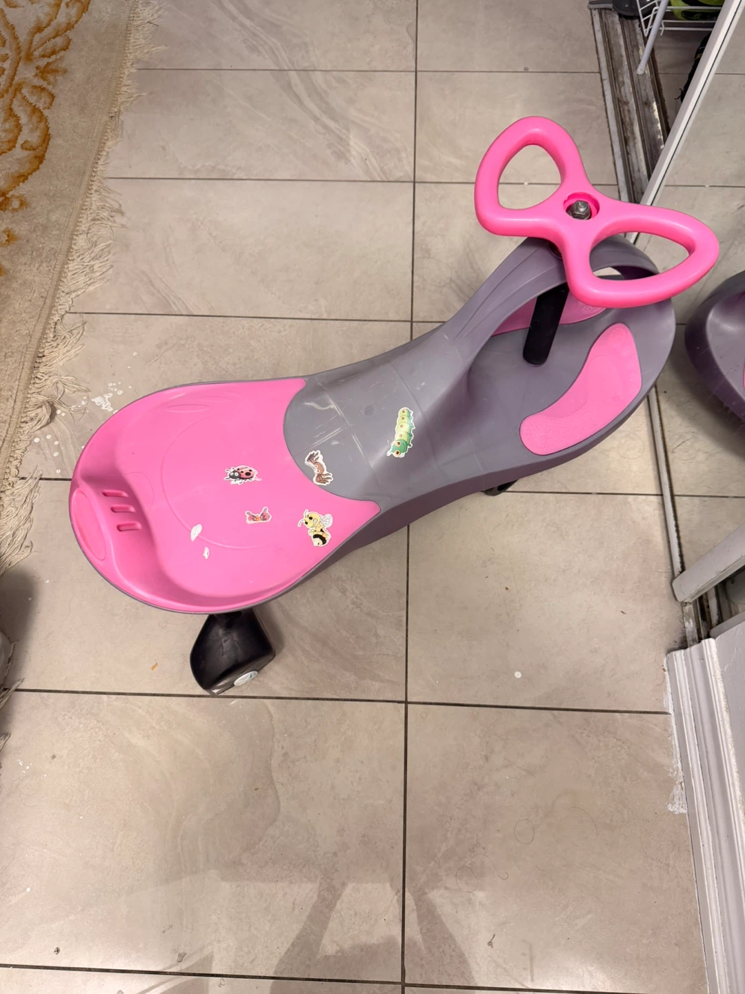 Pink and Grey Ride-On Toy Car - photo 2