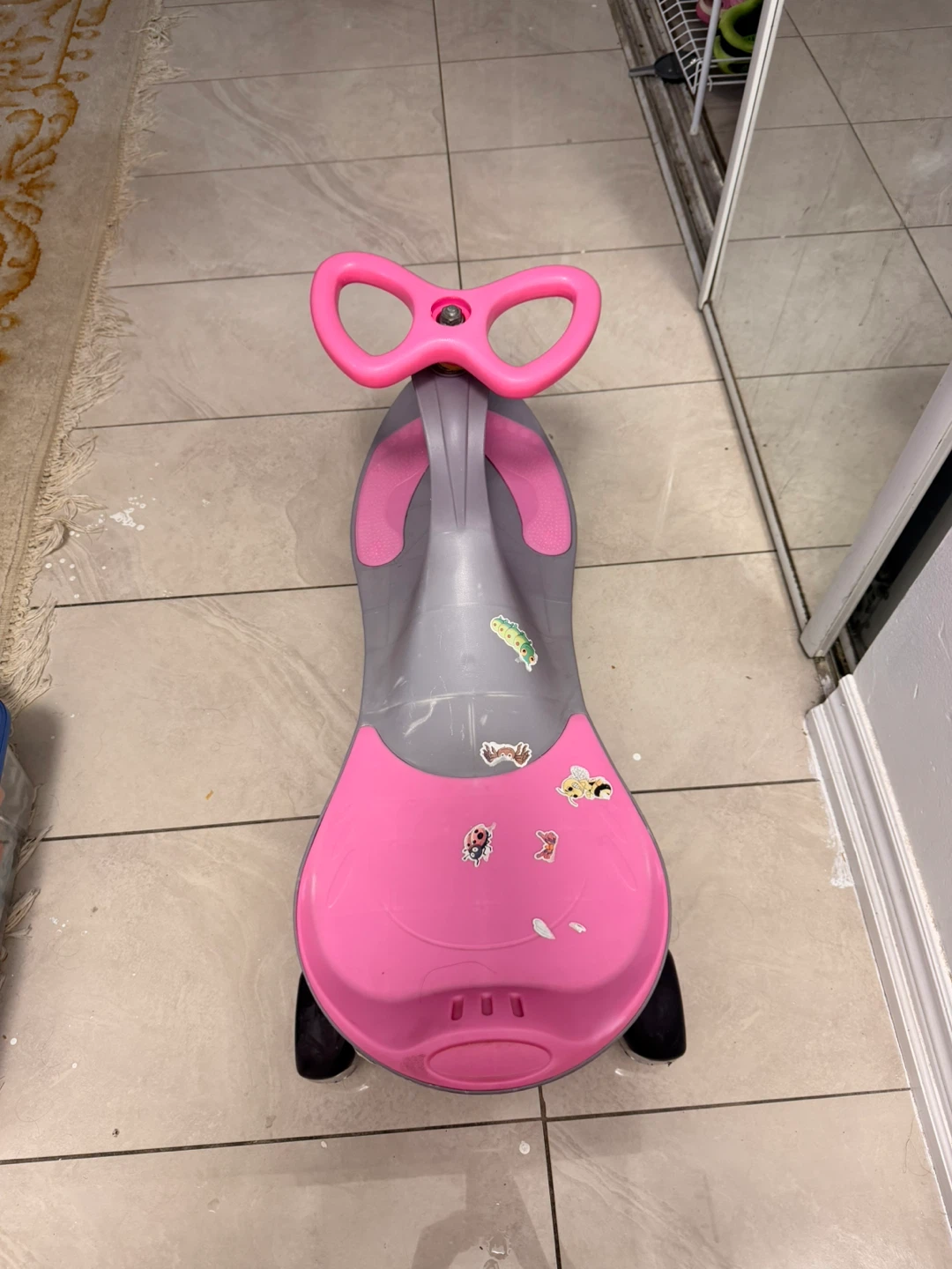 Pink and Grey Ride-On Toy Car - photo 3