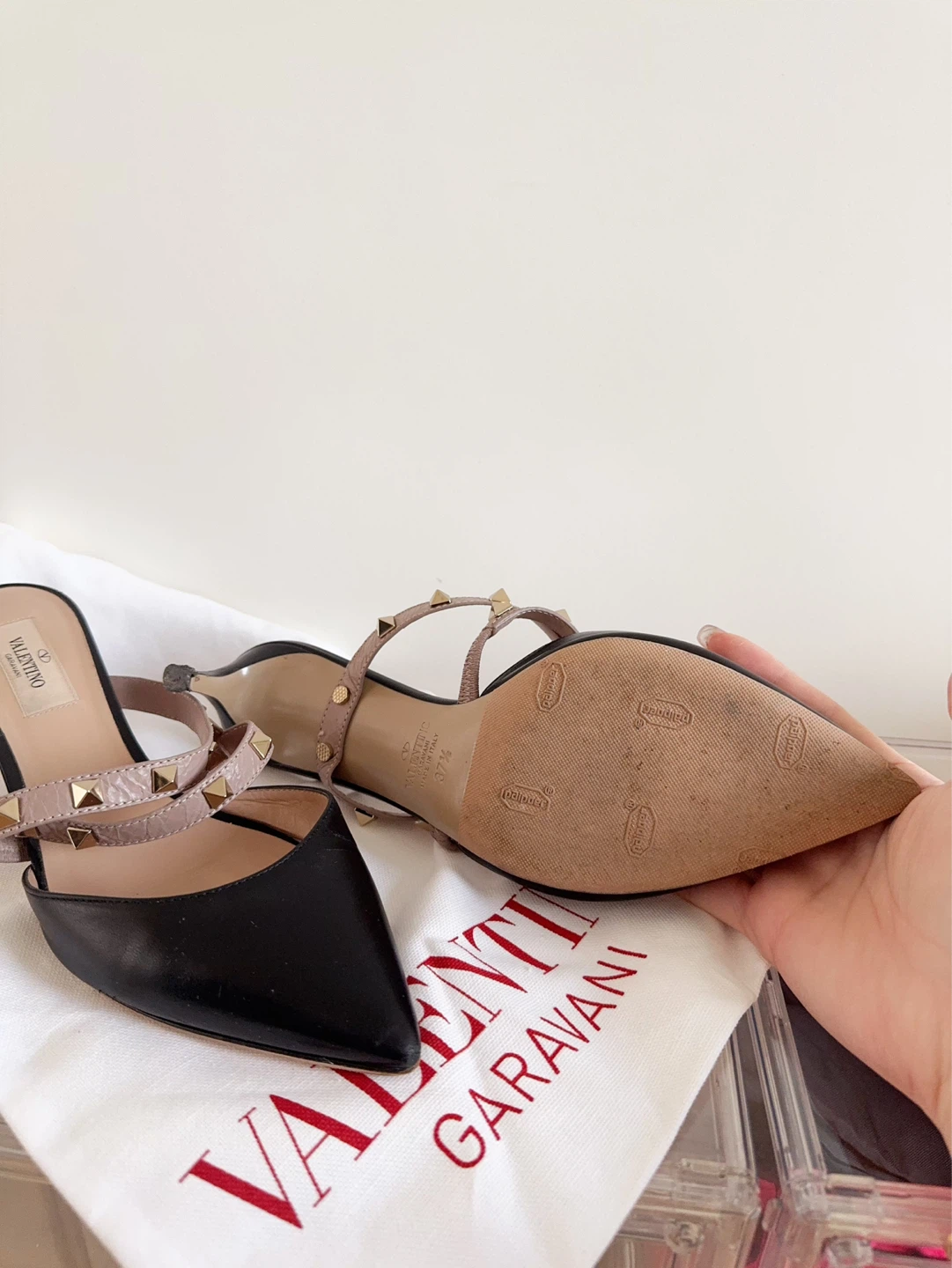 Valentino Garavani Rockstud Mules - Size 37.5 with sole - photo 4