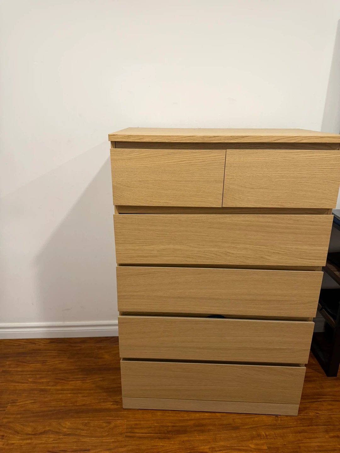 IKEA HEMNES 6-Drawer Chest - Light Oak Effect - photo 2