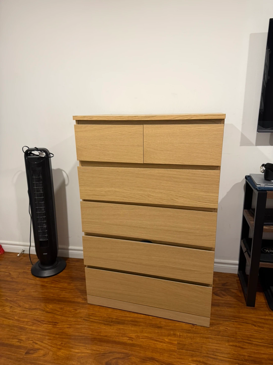 IKEA HEMNES 6-Drawer Chest - Light Oak Effect - photo 3