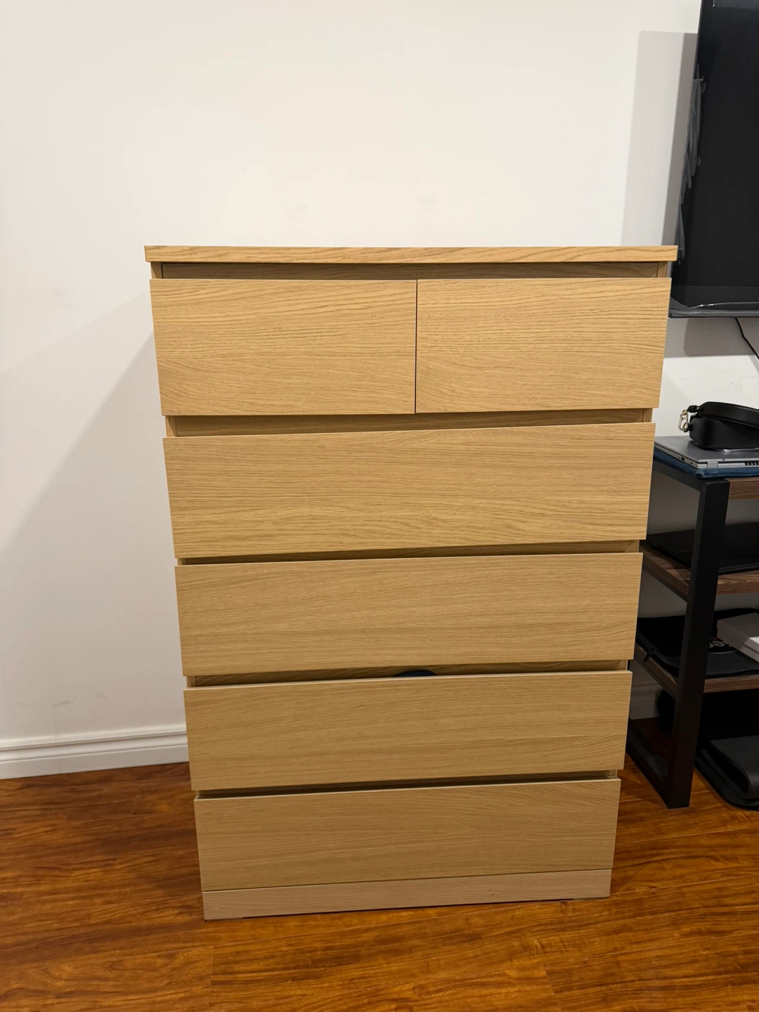 IKEA HEMNES 6-Drawer Chest - Light Oak Effect