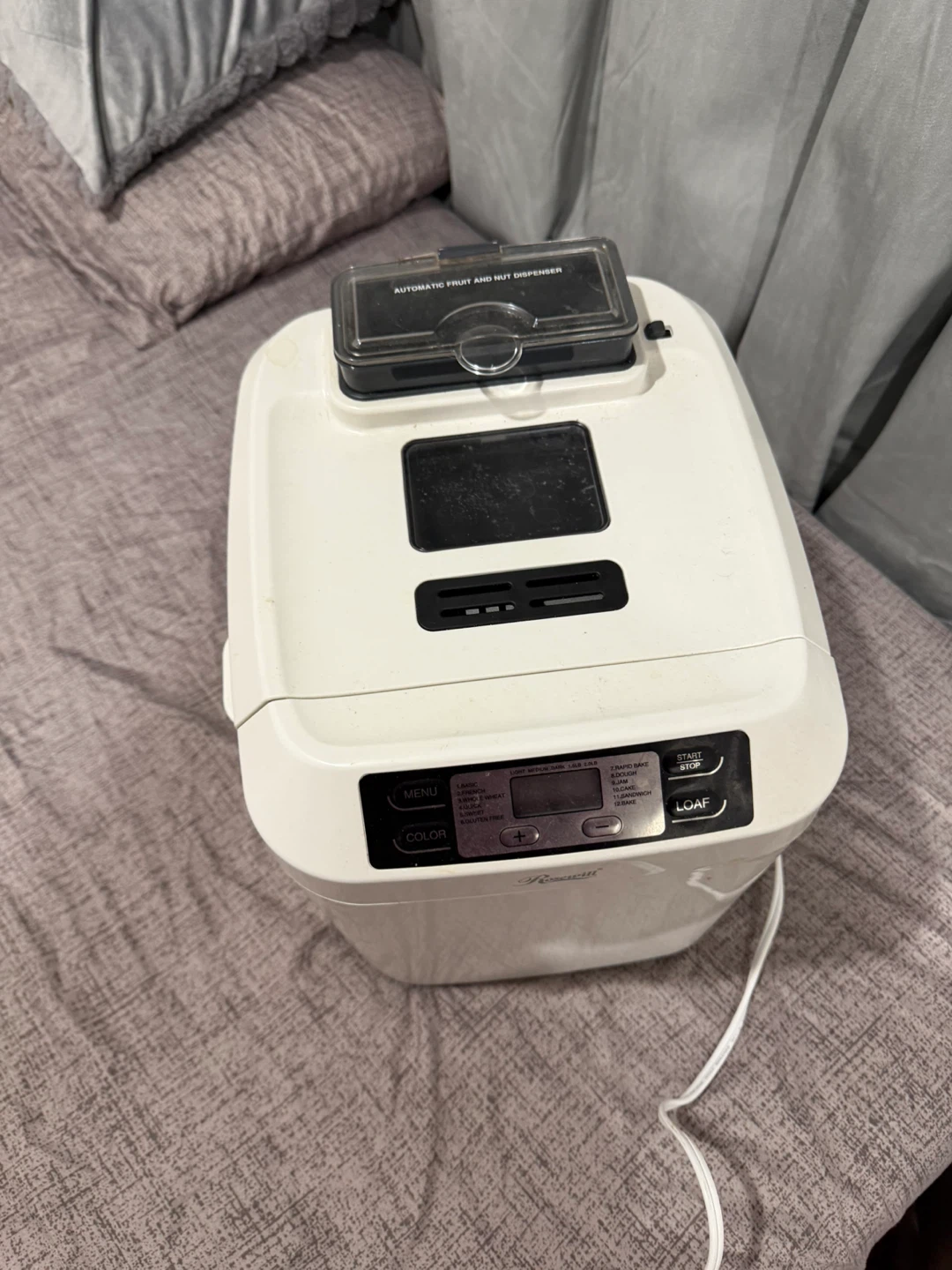 Rosewill Bread Maker with Fruit and Nut Dispenser - photo 3