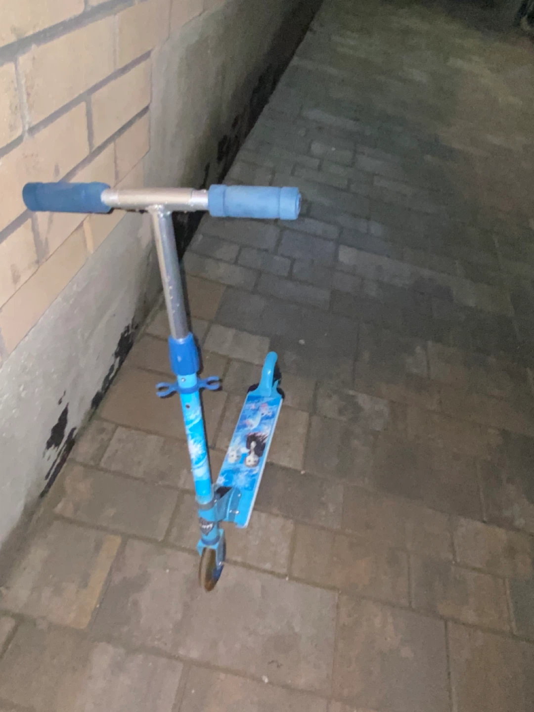 Blue Elsa Frozen Kids Scooter