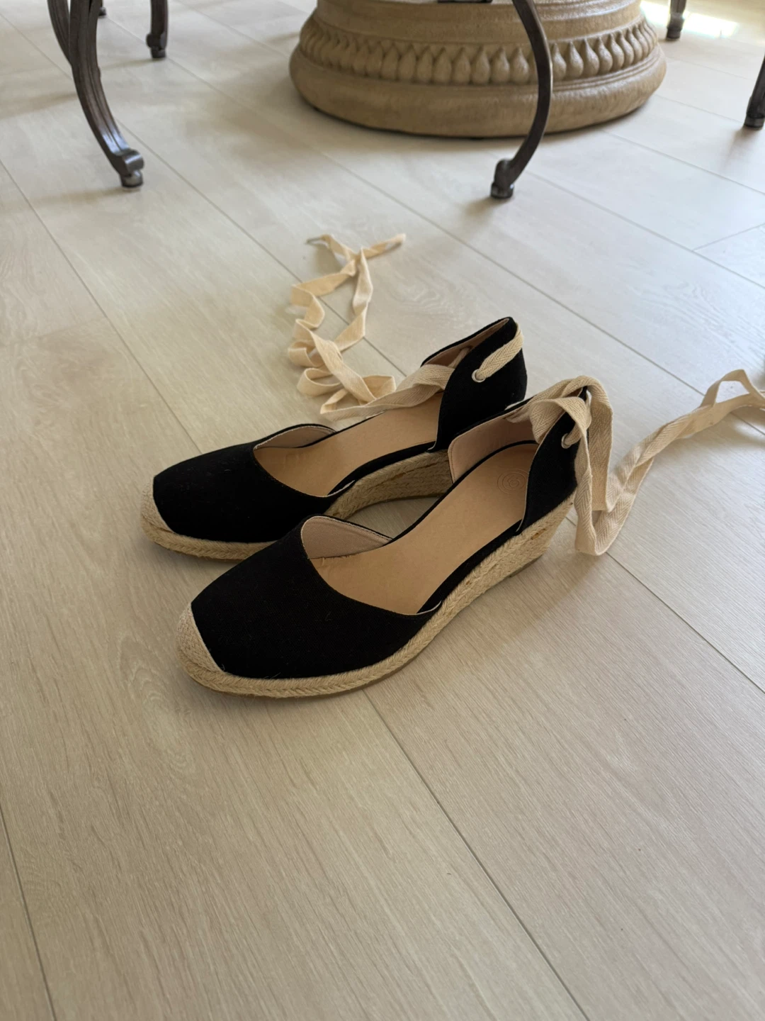 Espadrille wedge sandals
