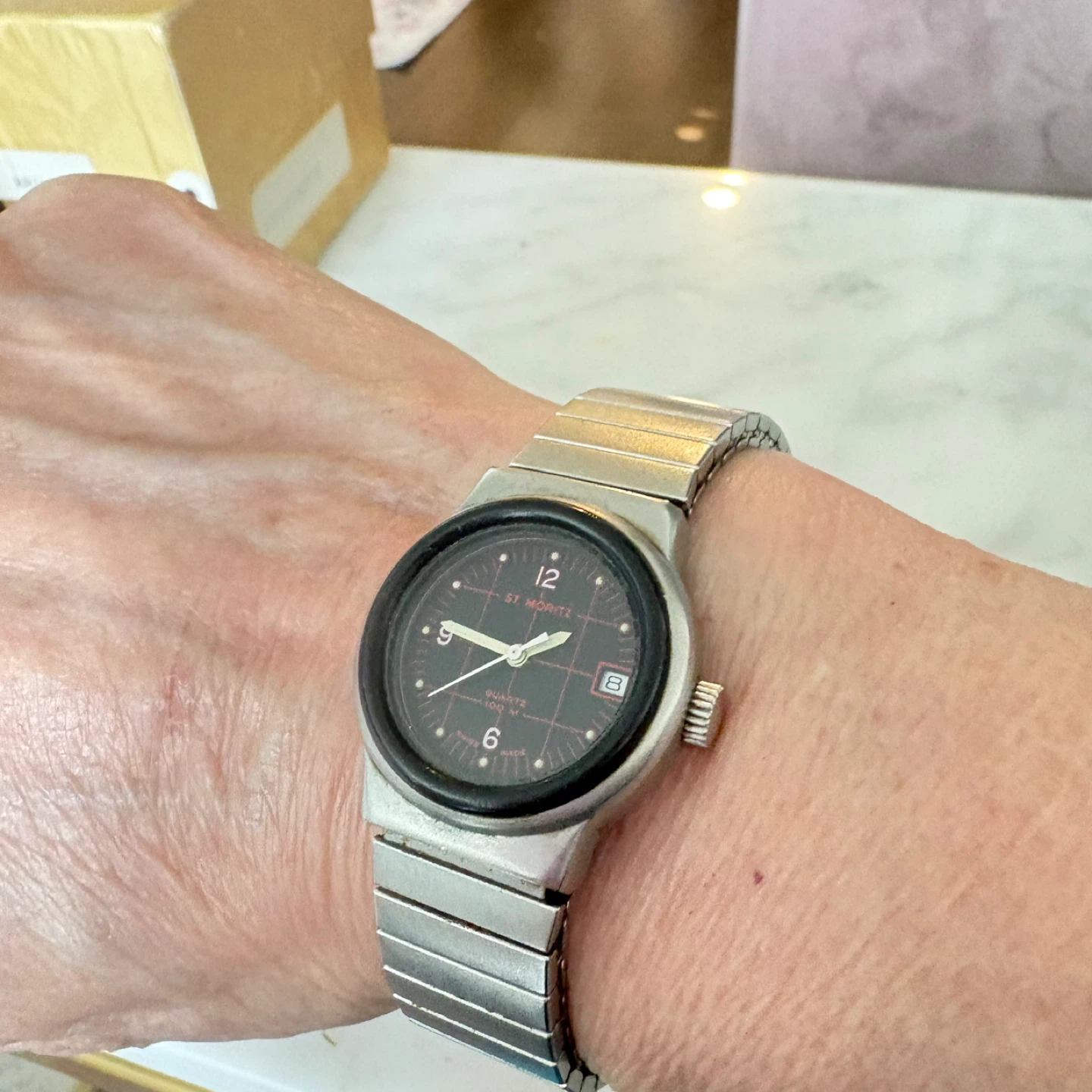 vintage St. Moritz Stunt watch - photo 2