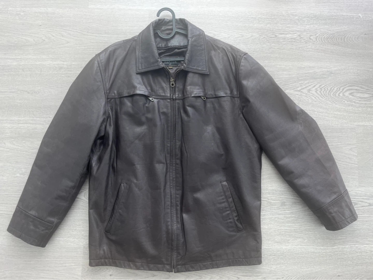 GIANNI ANTONIO UOMO Dark Brown Leather Jacket