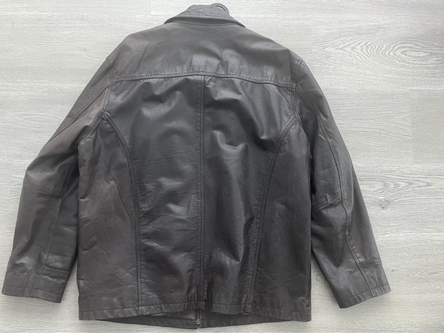 GIANNI ANTONIO UOMO Dark Brown Leather Jacket - photo 2
