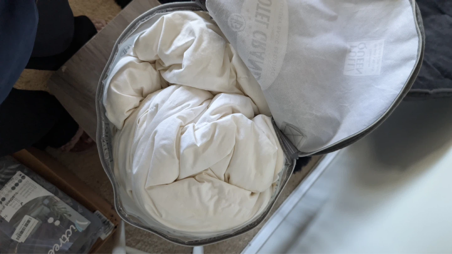 Full/Queen White Comforter - photo 3