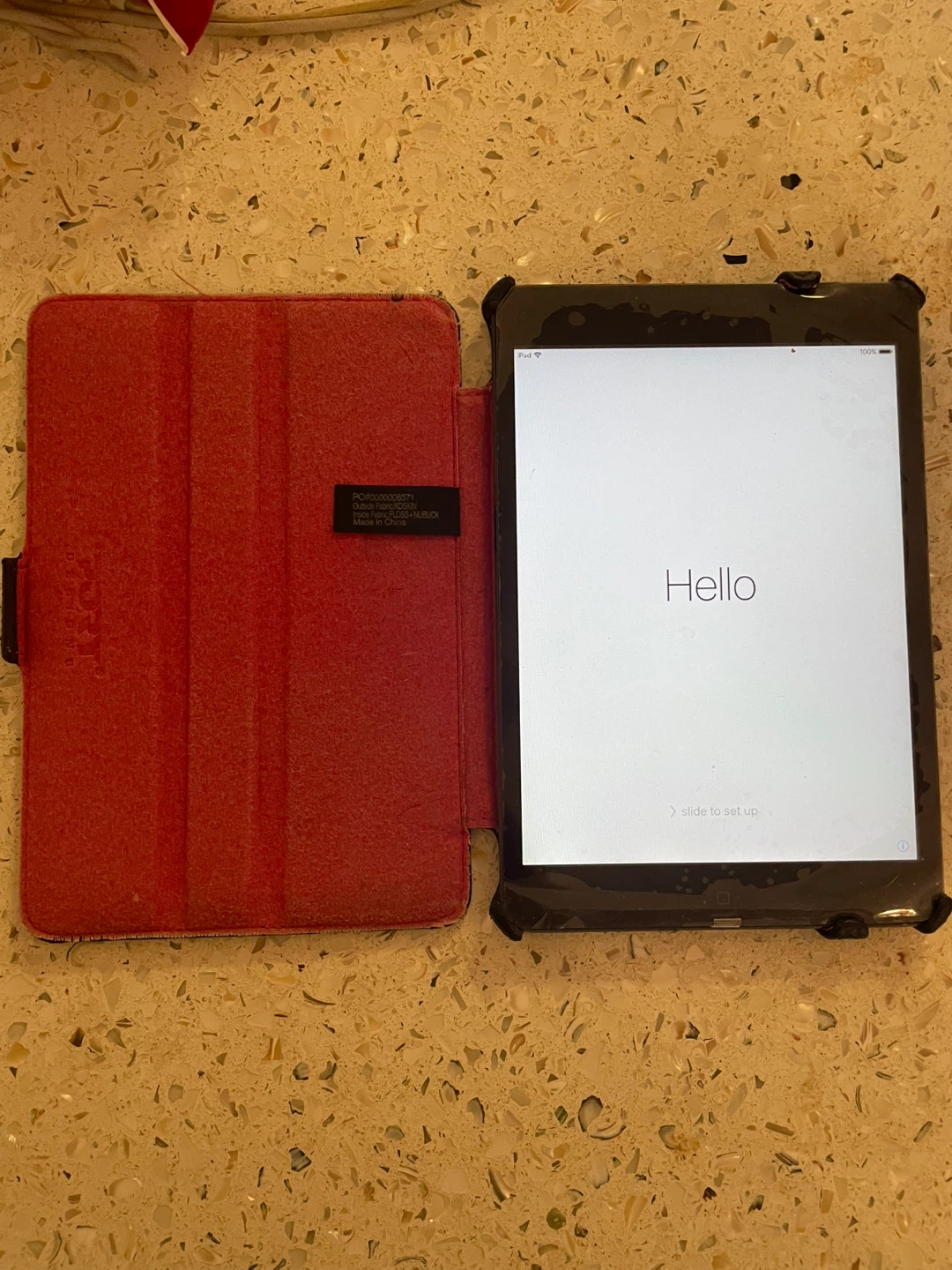 IPad mini and Black PORT Designs case