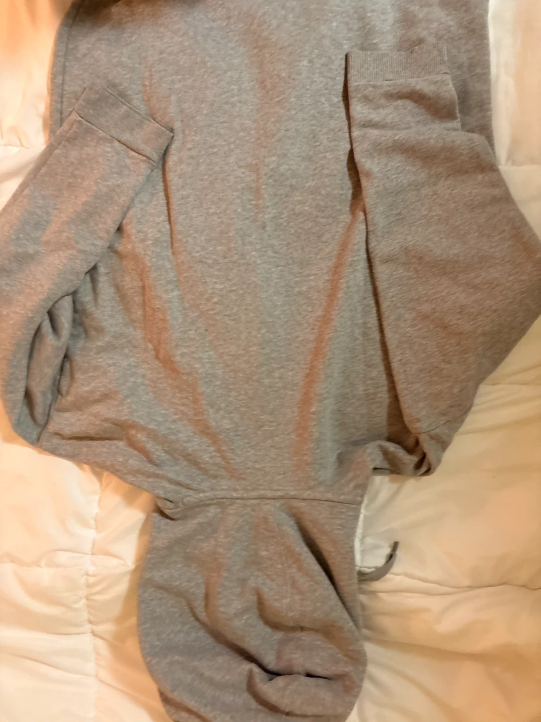 Adidas Trefoil Logo Hoodie Grey Size L