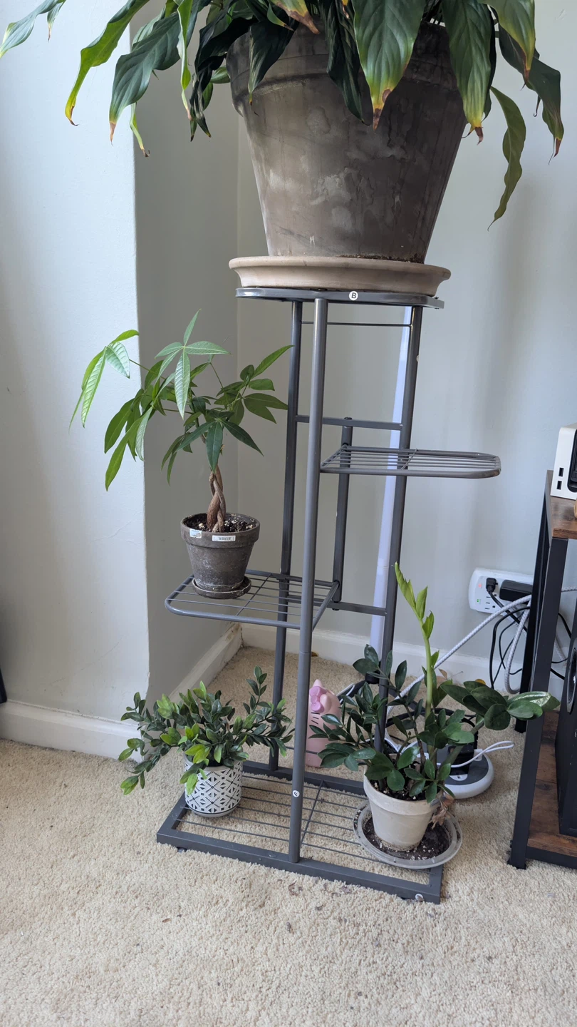 Metal 4-Tier Plant Stand