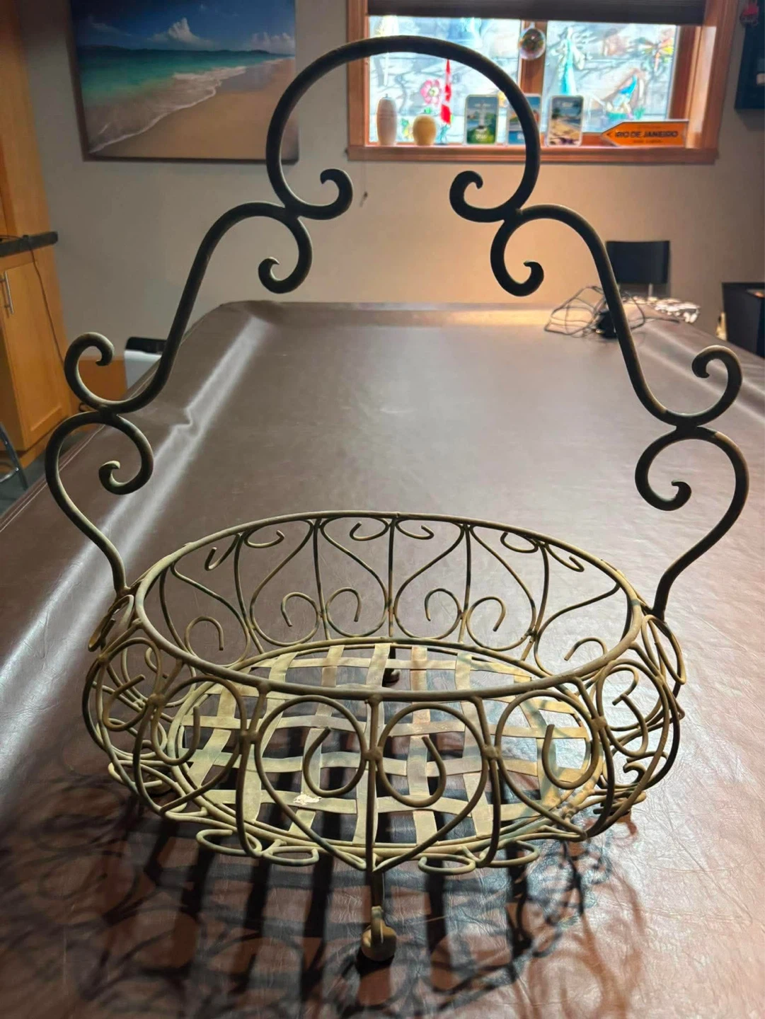 Wrought Iron Plant/ Fruit Basket - photo 2
