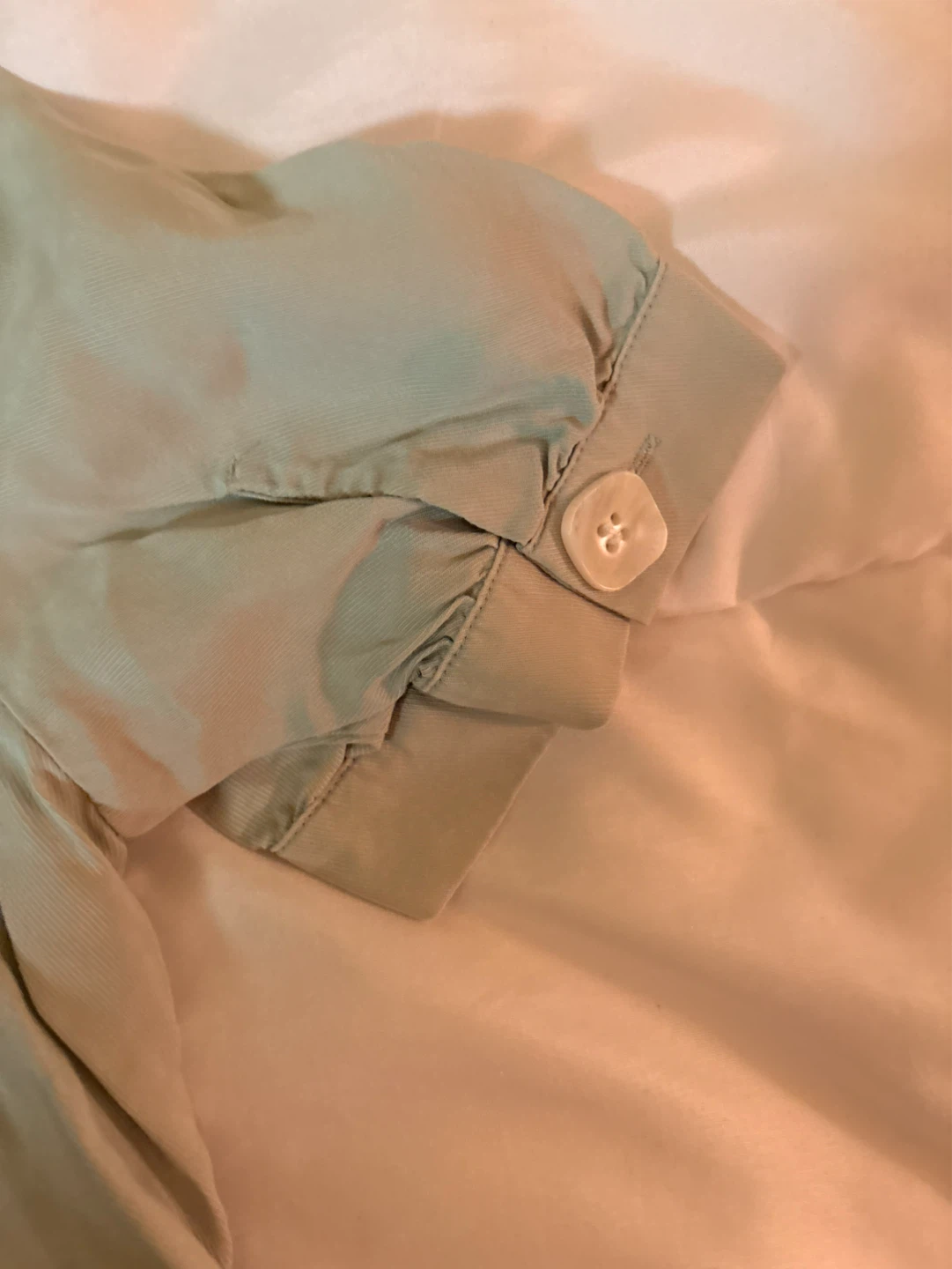 Érjani Size S Light Green Button-Up Shirt - photo 4