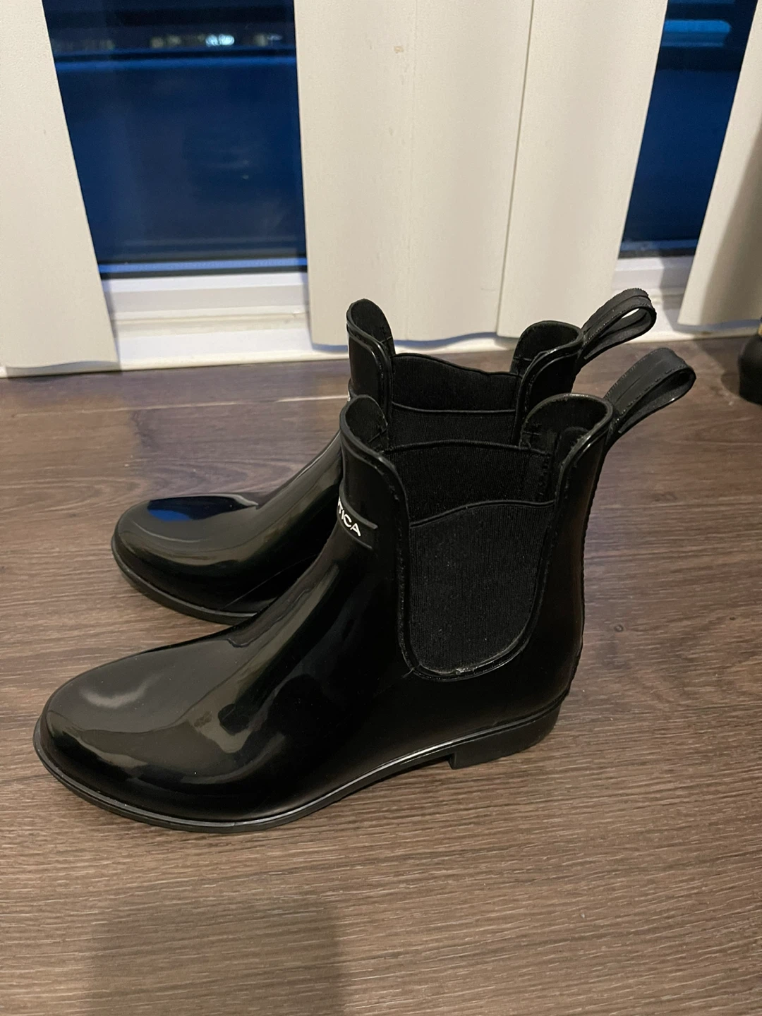 Black ankle rain boots - photo 2