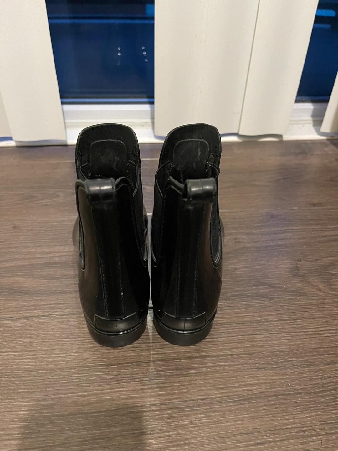 Black ankle rain boots - photo 3