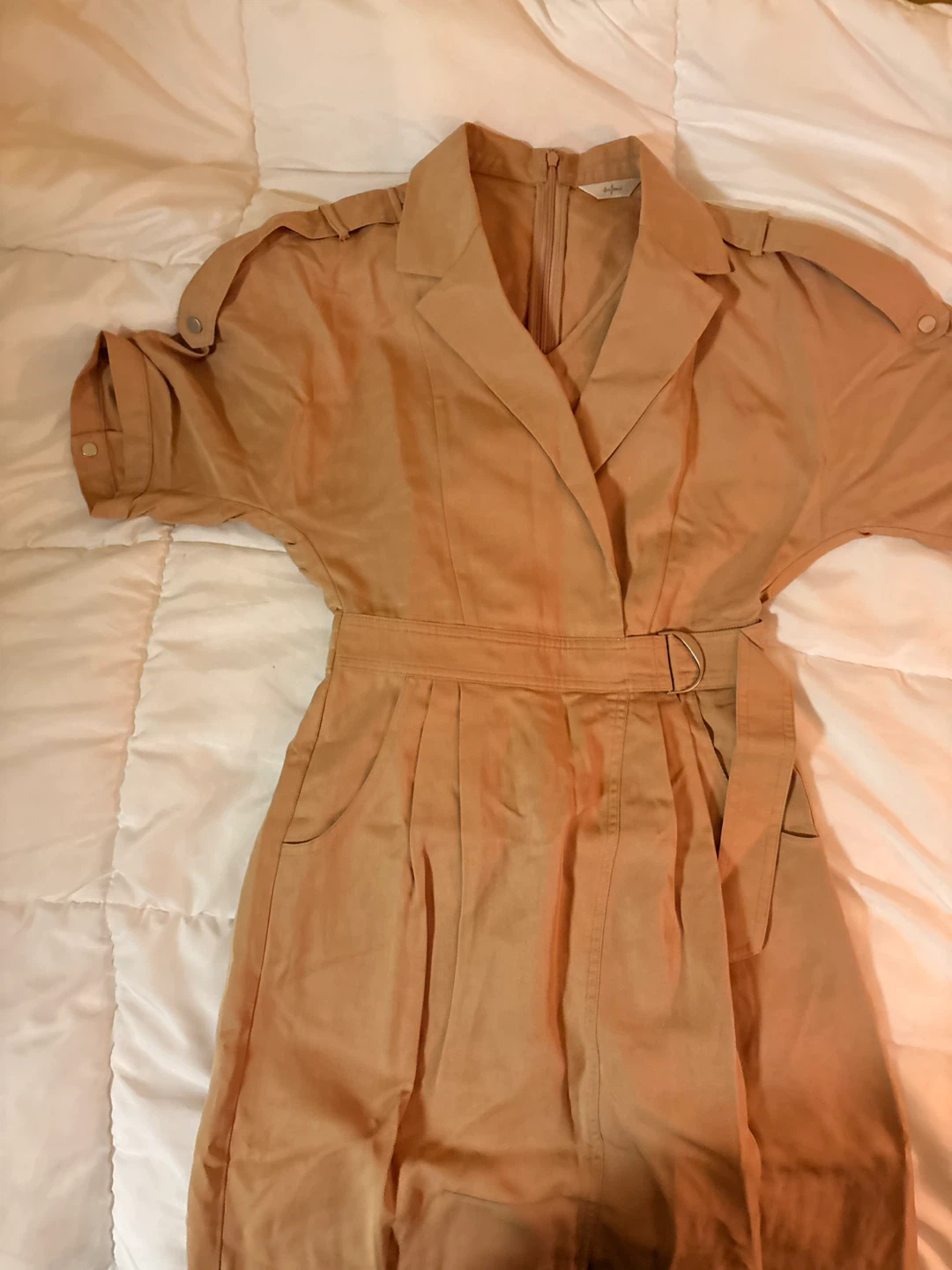 Éfani Khaki Utility Dress with Belt - photo 2