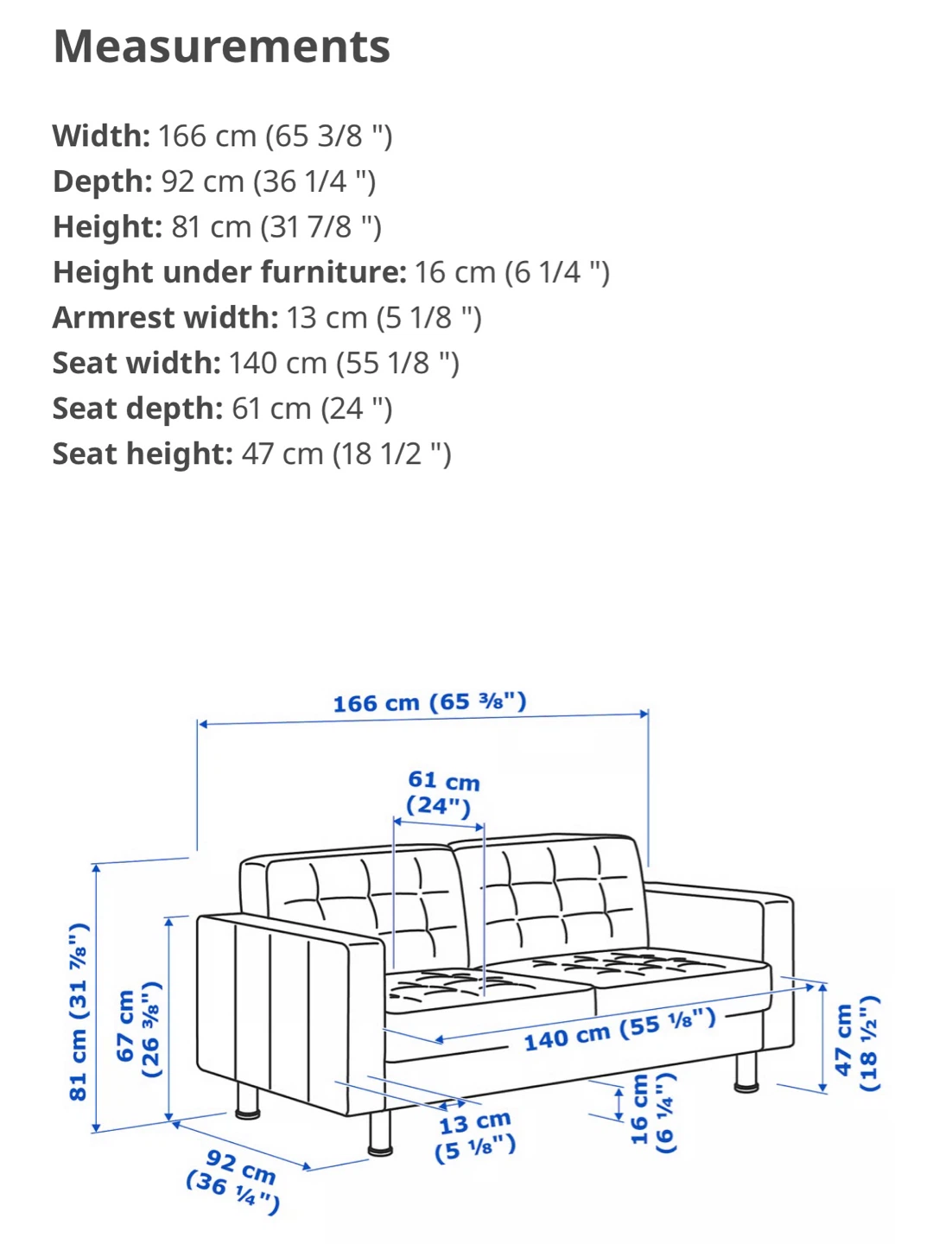IKEA Morabo Loveseat (two-seater sofa) - photo 5