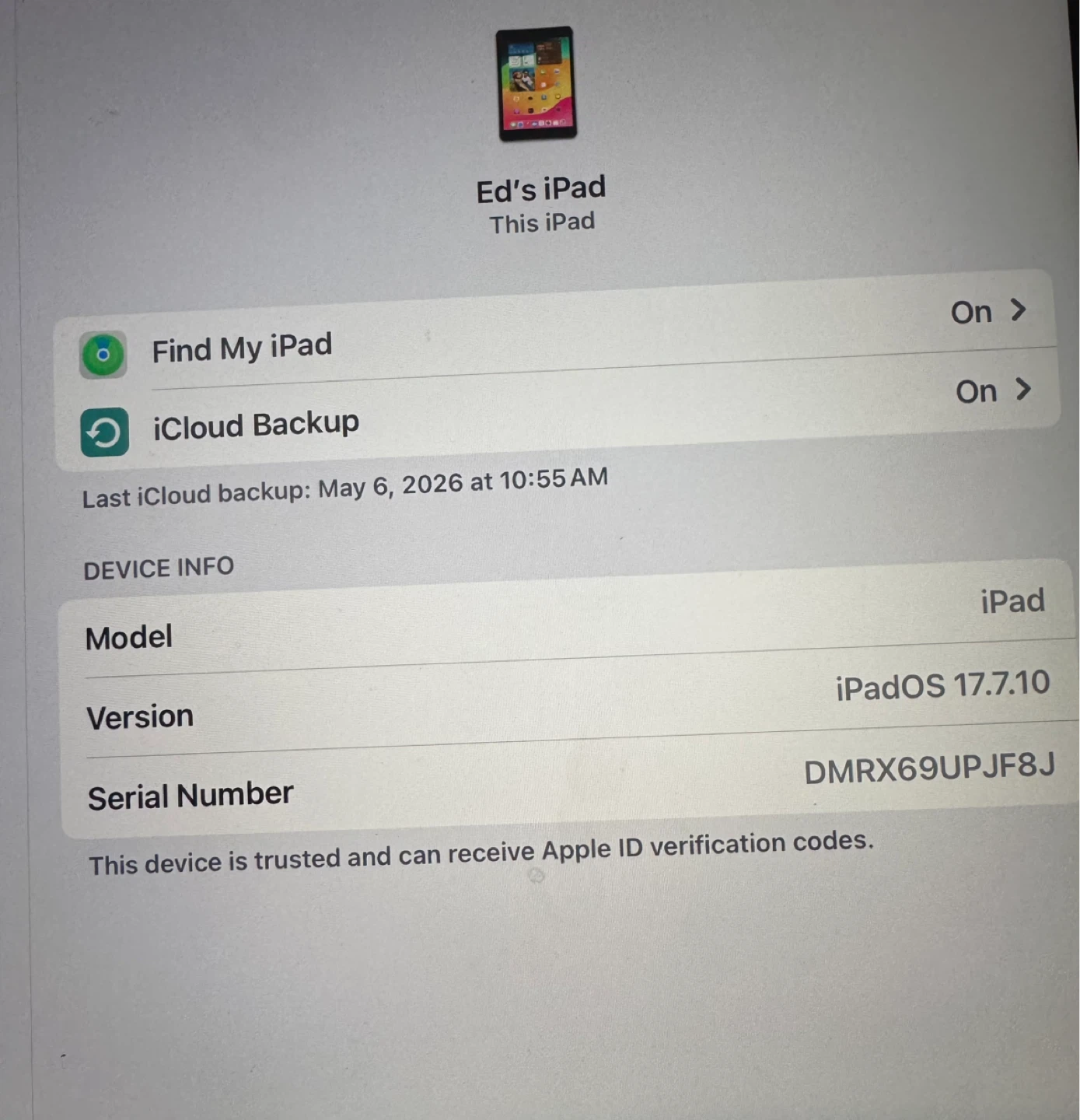 Apple iPad (9th Gen) - 64GB, Wi-Fi, Space Gray