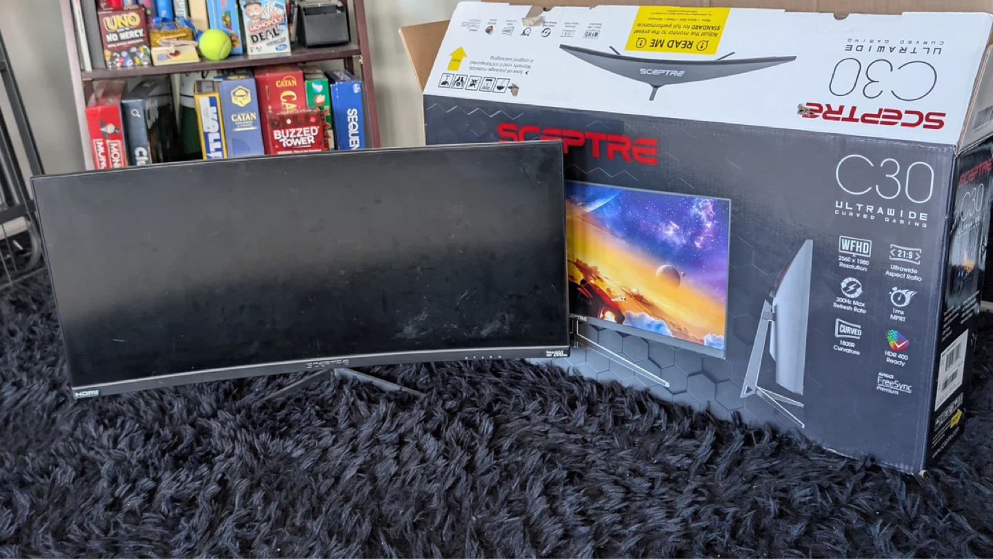 SCEPTRE C30 Ultrawide Curved Gaming Monitor 2560x1080 200Hz