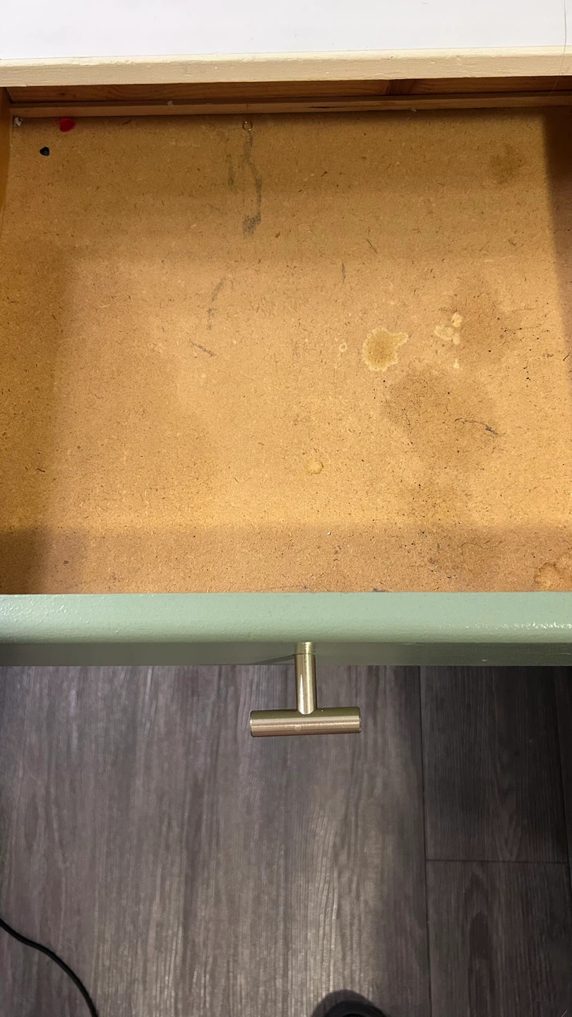 Light Green Dresser with Gold Handles - photo 4