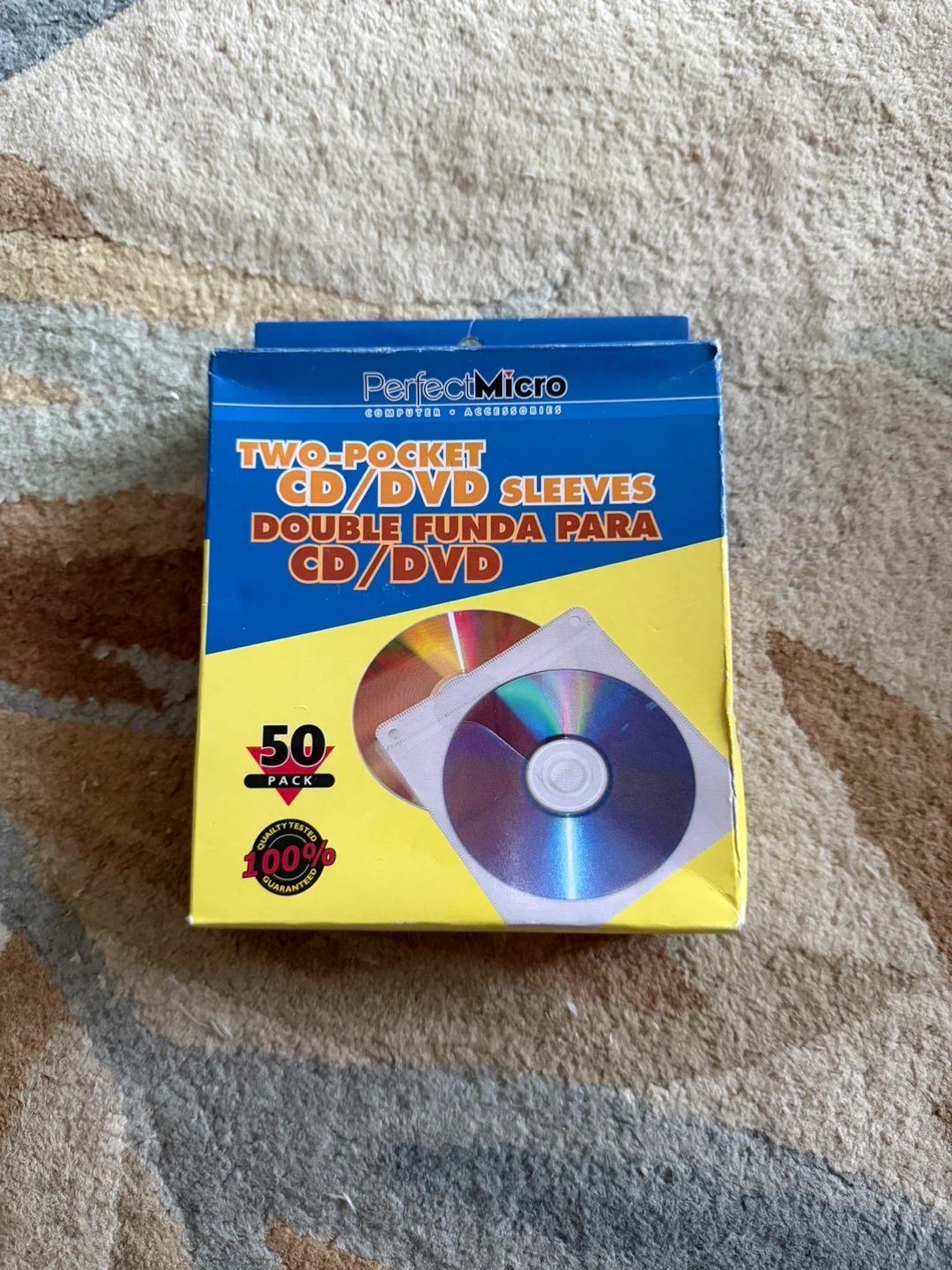 TWO-POCKET CD/DVD SLEEVES
