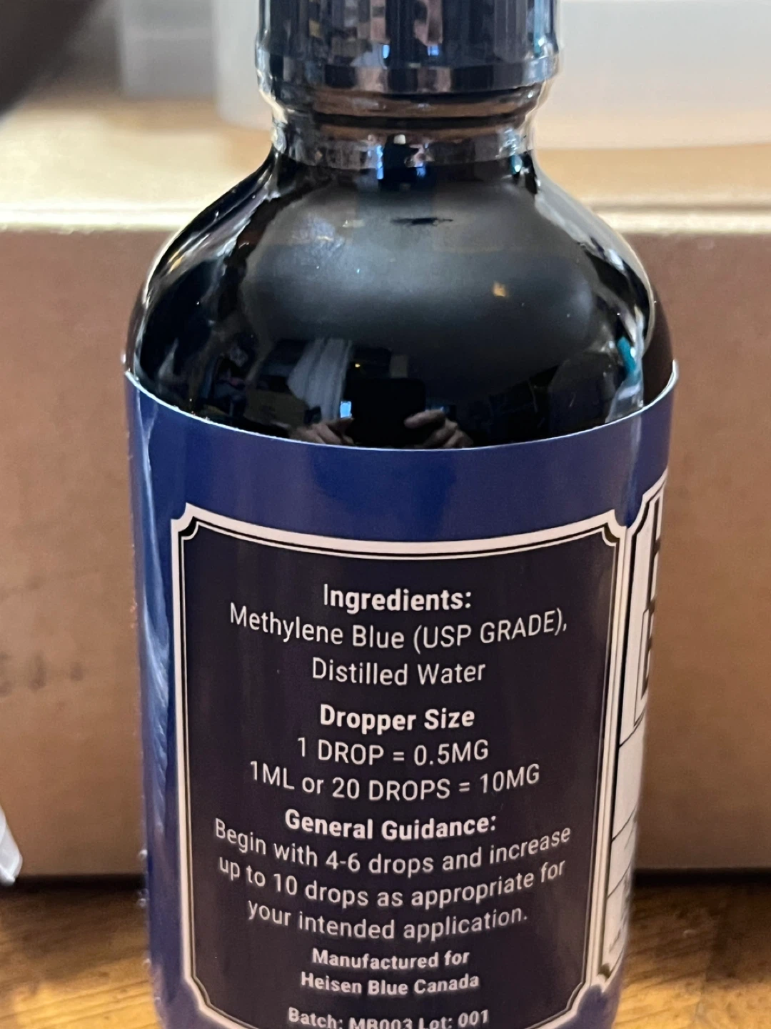 Heisen Blue 1% Methylene Blue Solution - photo 2