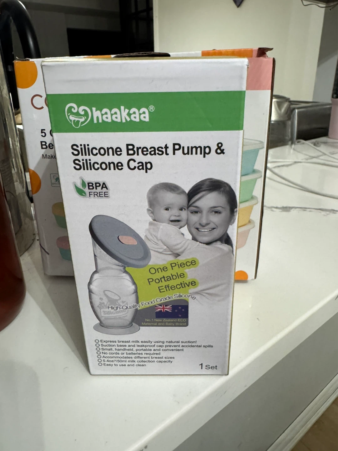 Haakaa Silicone Breast Pump & Cap