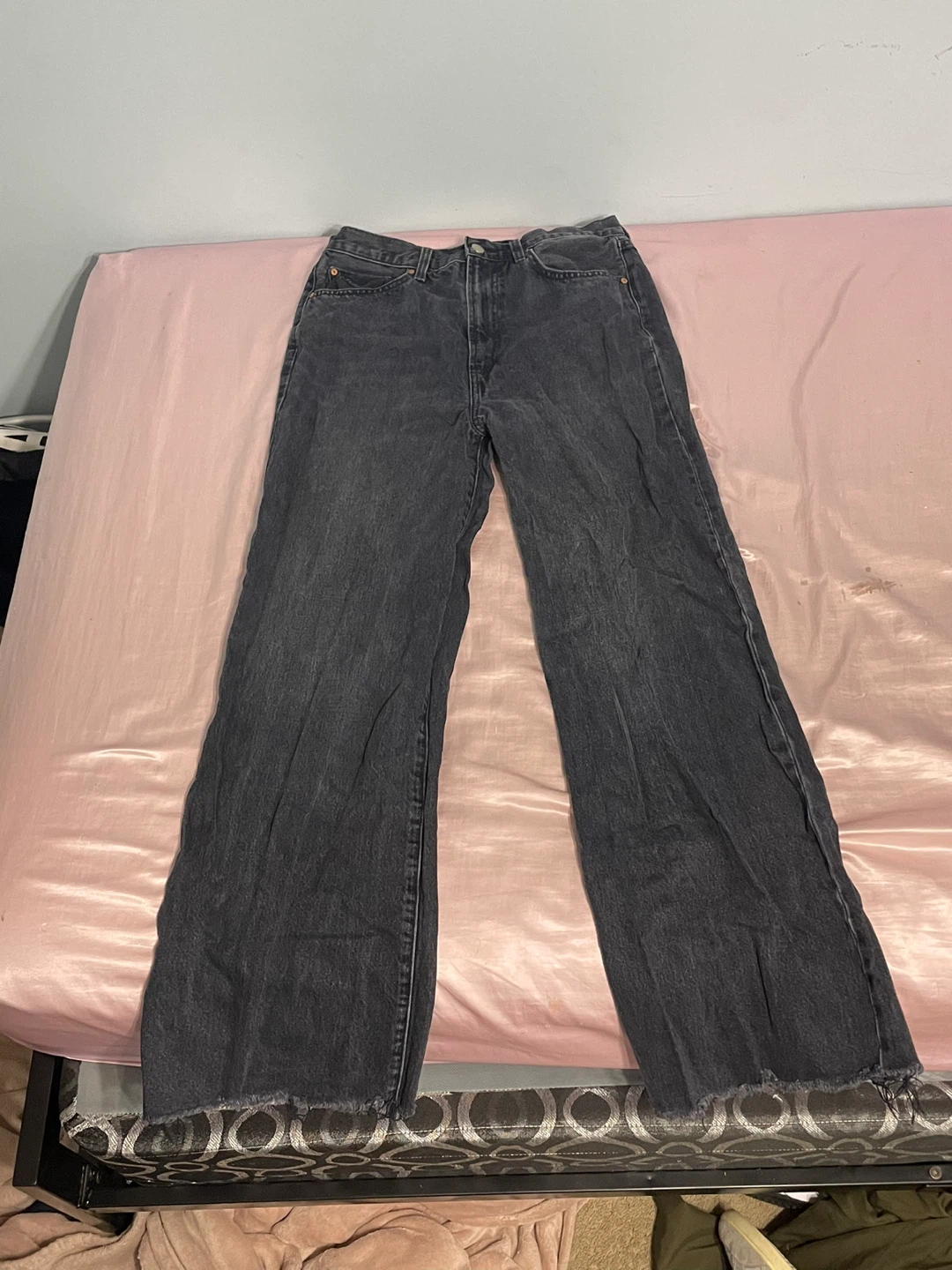 Denim Forum “The Coco High Rise Wide Legs” Jeans Size 8/10