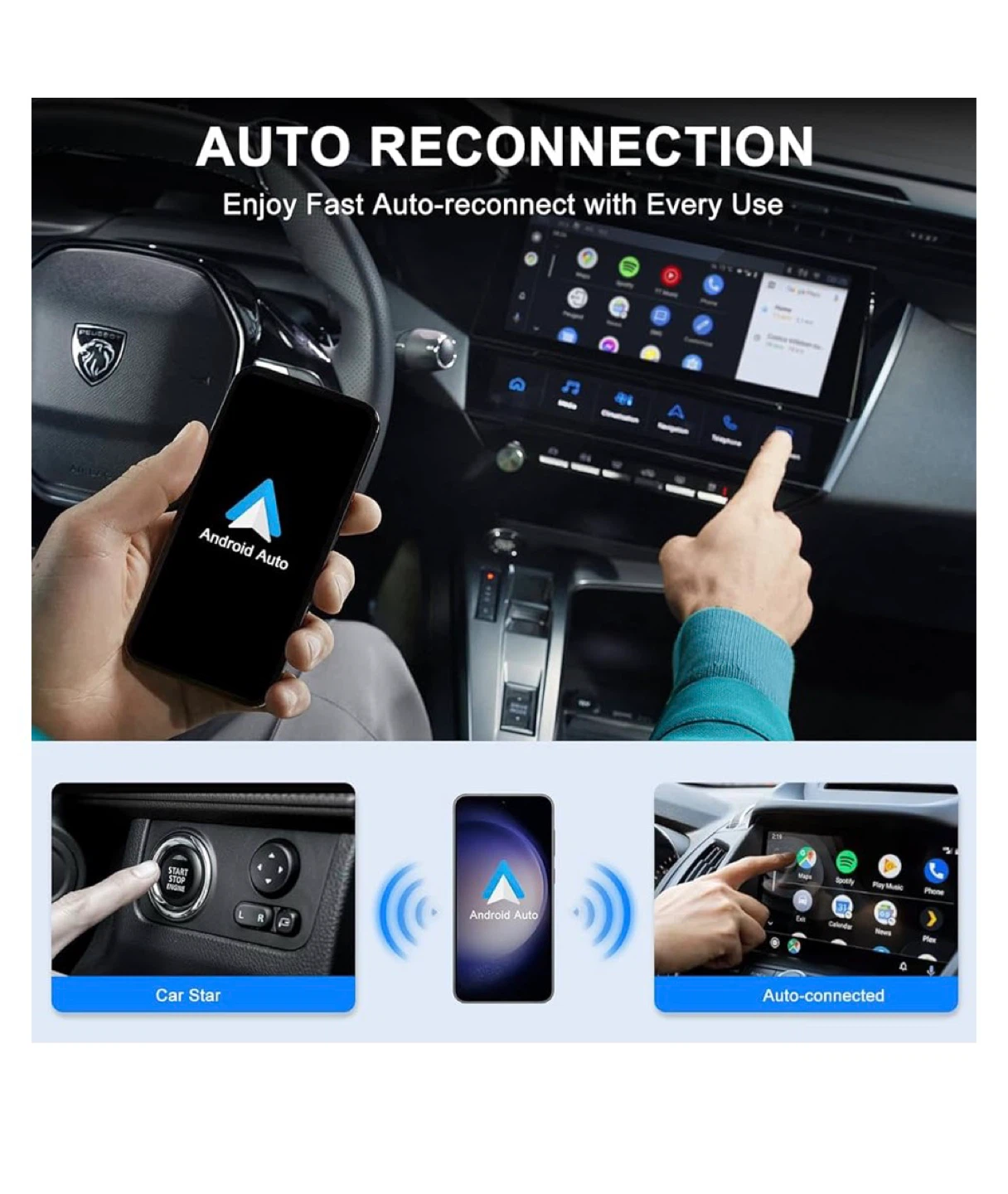 Wireless Android Auto Adapter for Cars - photo 5