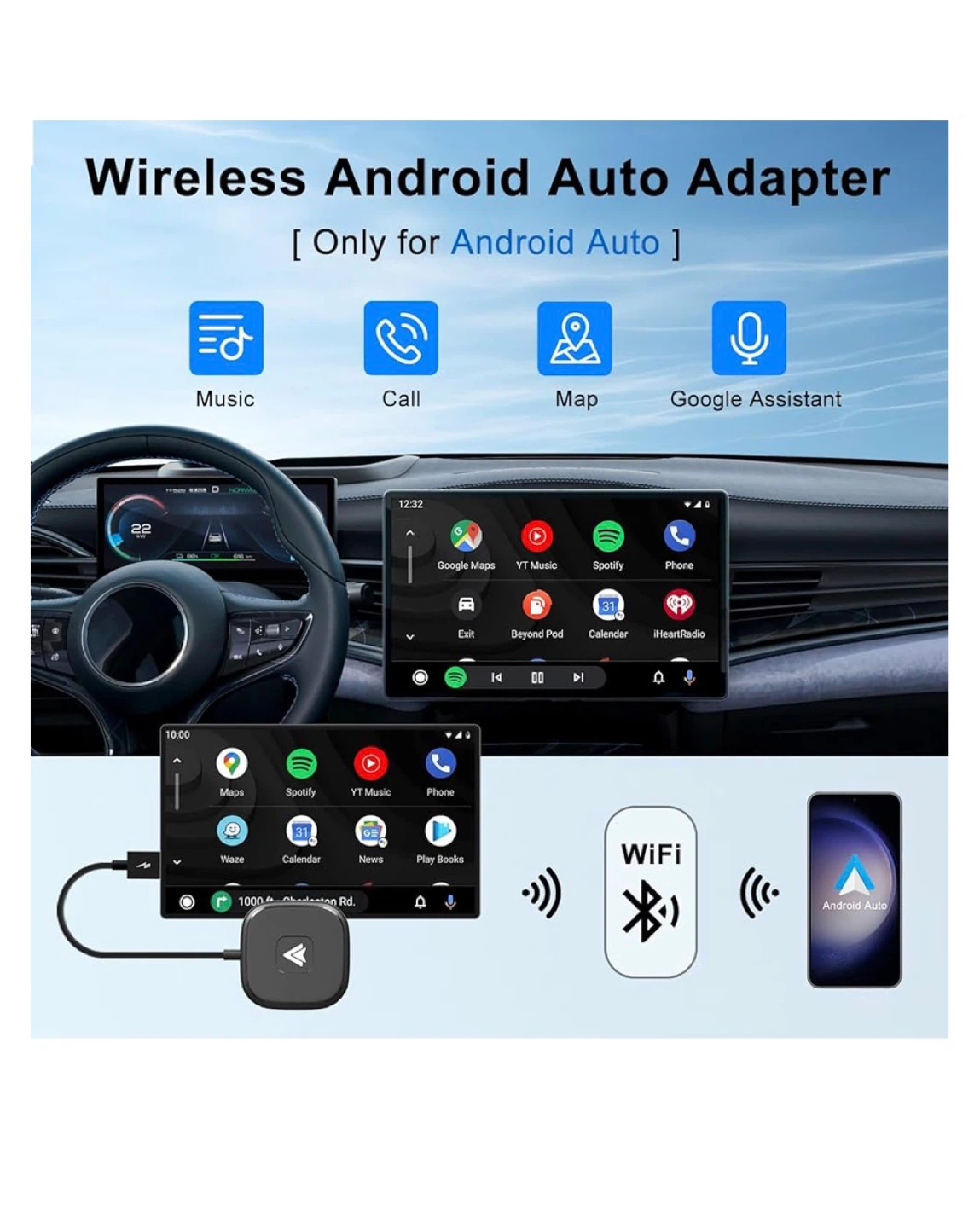 Wireless Android Auto Adapter for Cars - photo 2