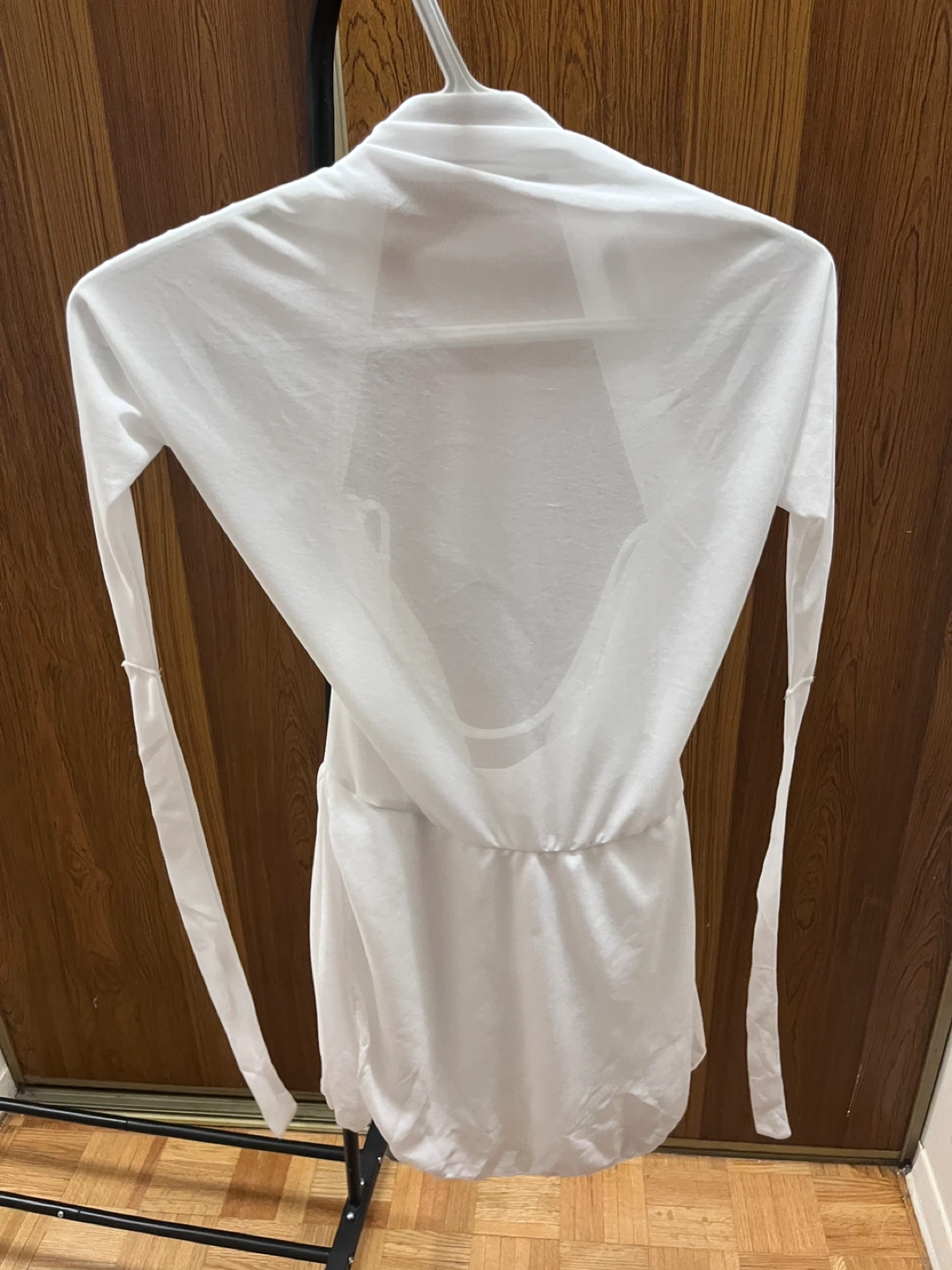 White Sheer Cover-Up Dress - photo 2