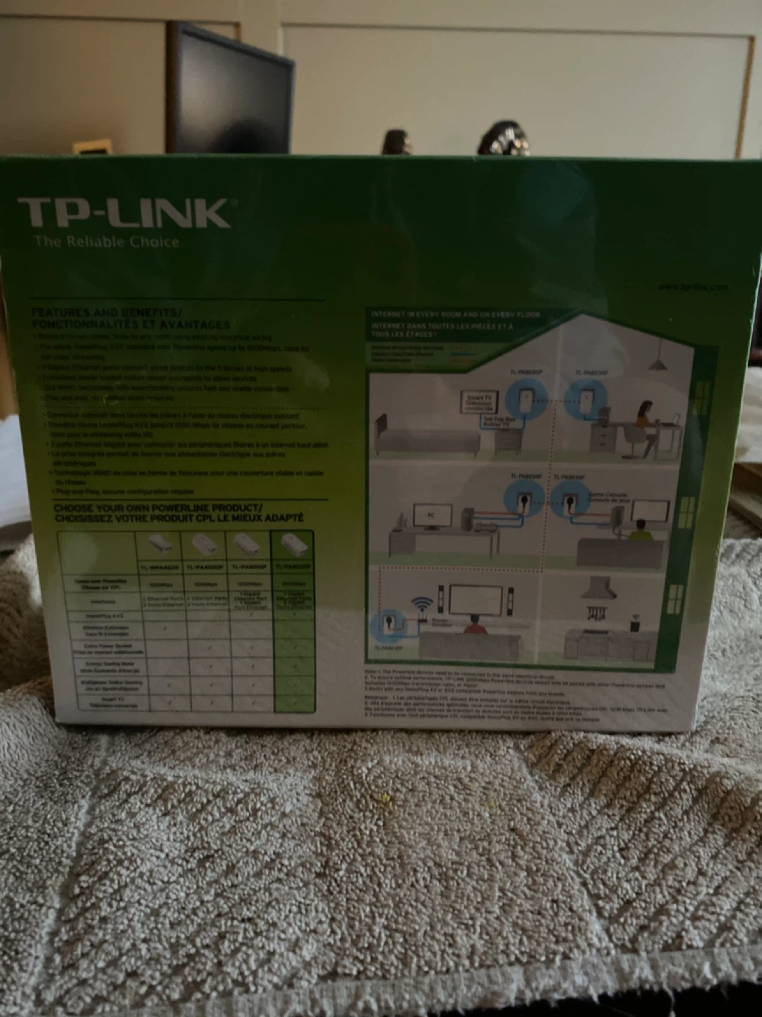 TP-Link AV1200 Gigabit Passthrough Powerline Starter Kit - photo 3