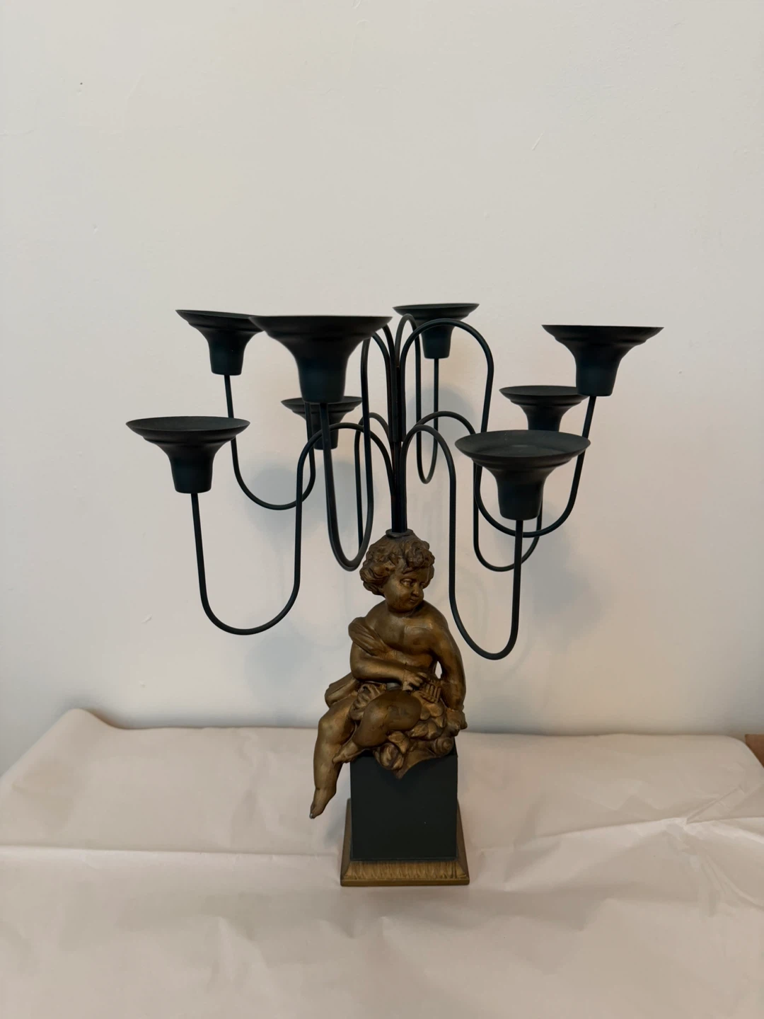 Vintage Cherub Candelabra
