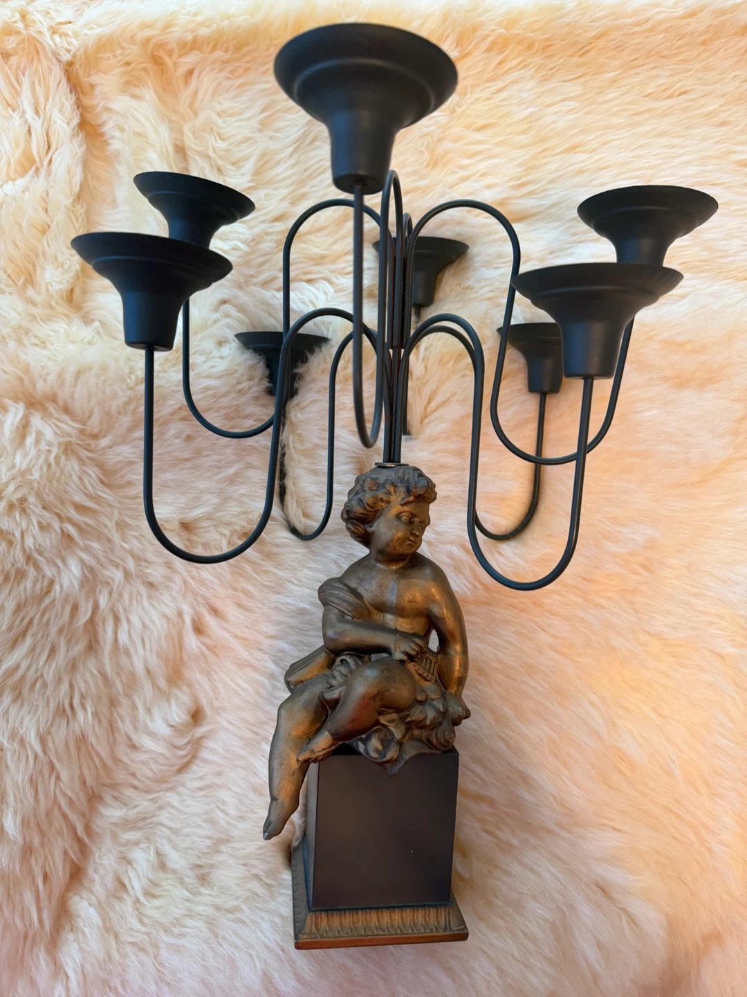 Vintage Cherub Candelabra - photo 3