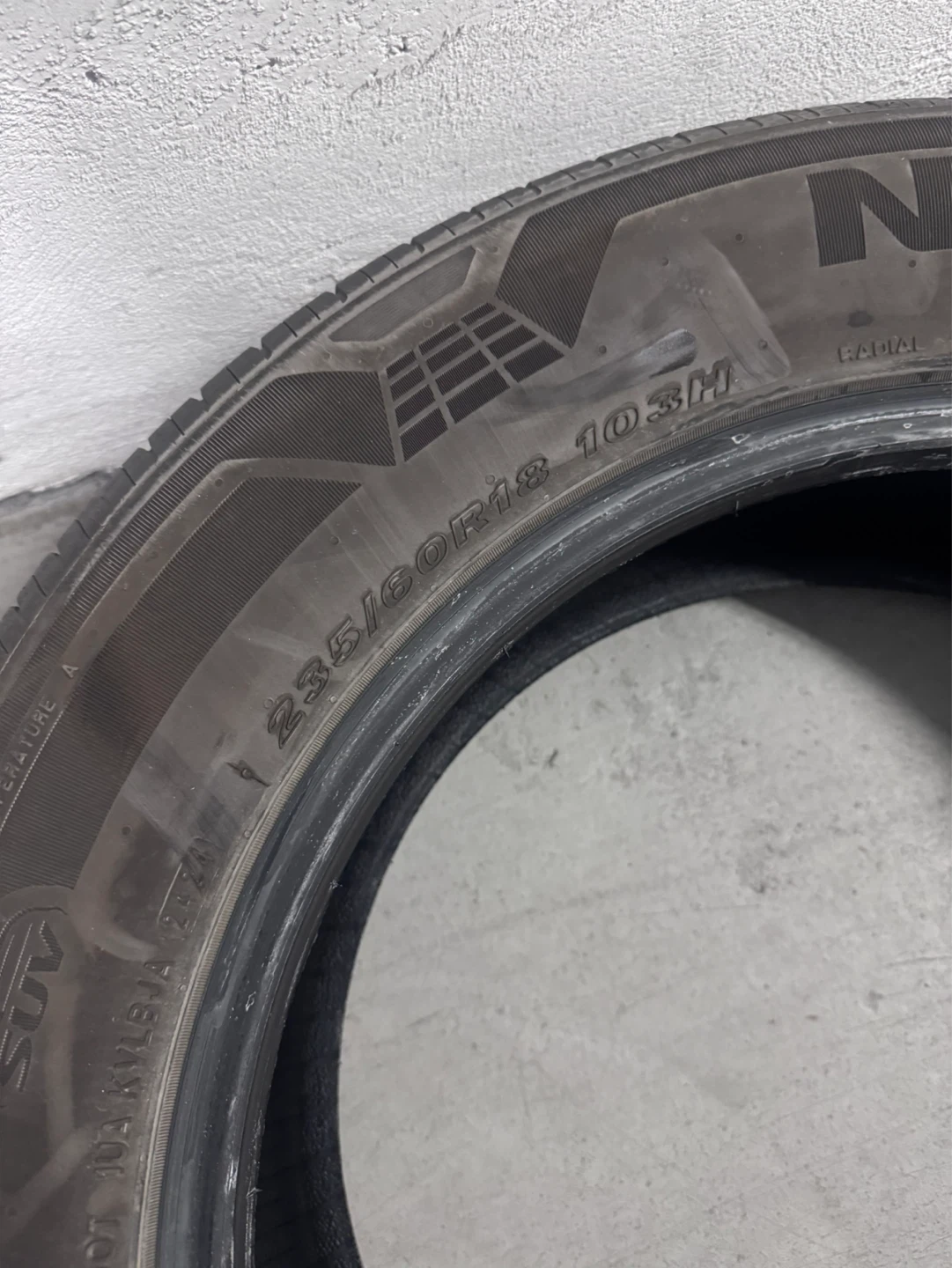 Excellent Condition- Nexen Roadian GTX Tires 235/60R18 103H - photo 3
