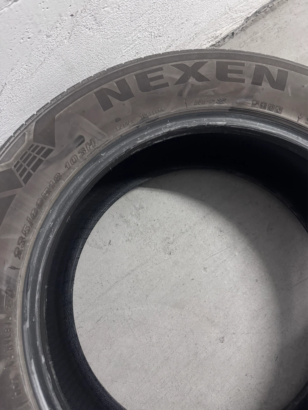 Excellent Condition- Nexen Roadian GTX Tires 235/60R18 103H - photo 4