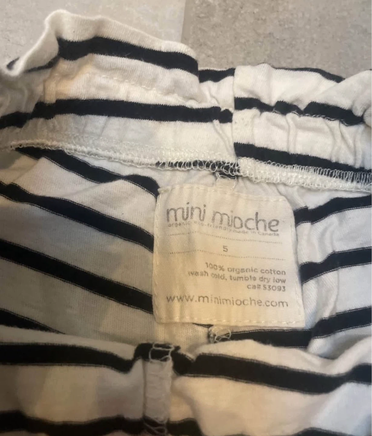 mini mioche  Striped Shorts -  kids Size 5 - photo 2