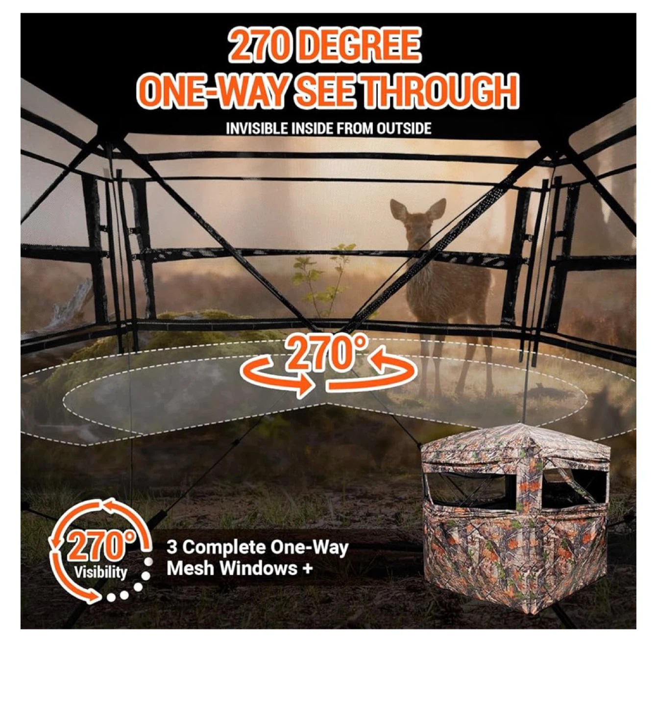 Deer and Turkey Hunting Blind - photo 2