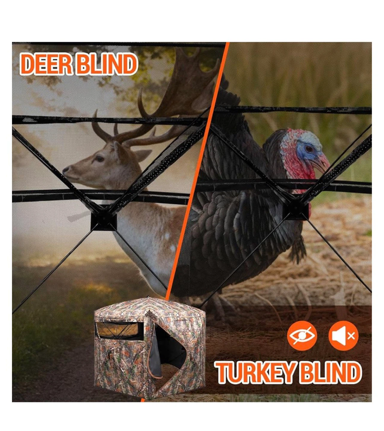 Deer and Turkey Hunting Blind - photo 4