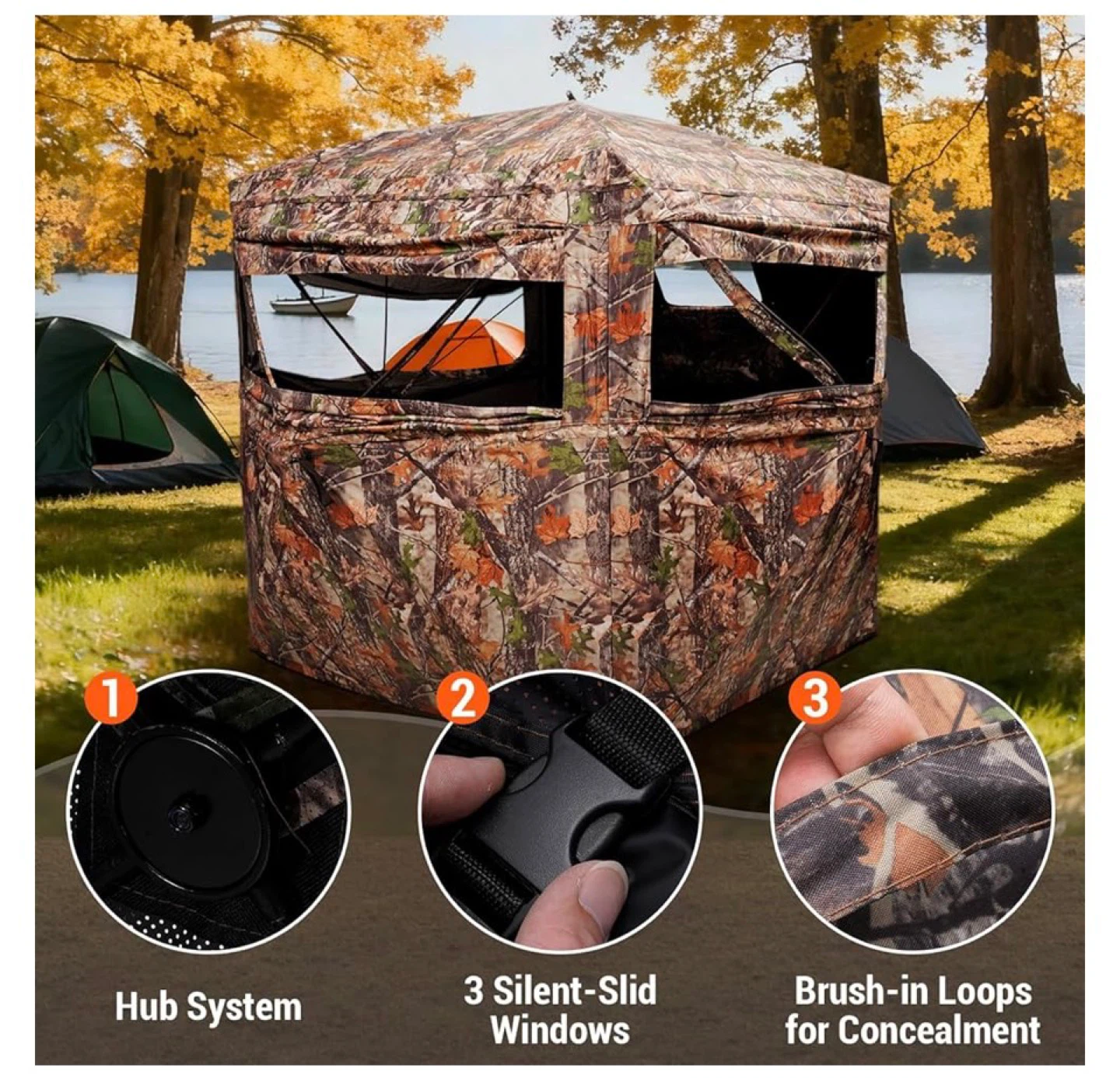 Deer and Turkey Hunting Blind - photo 5