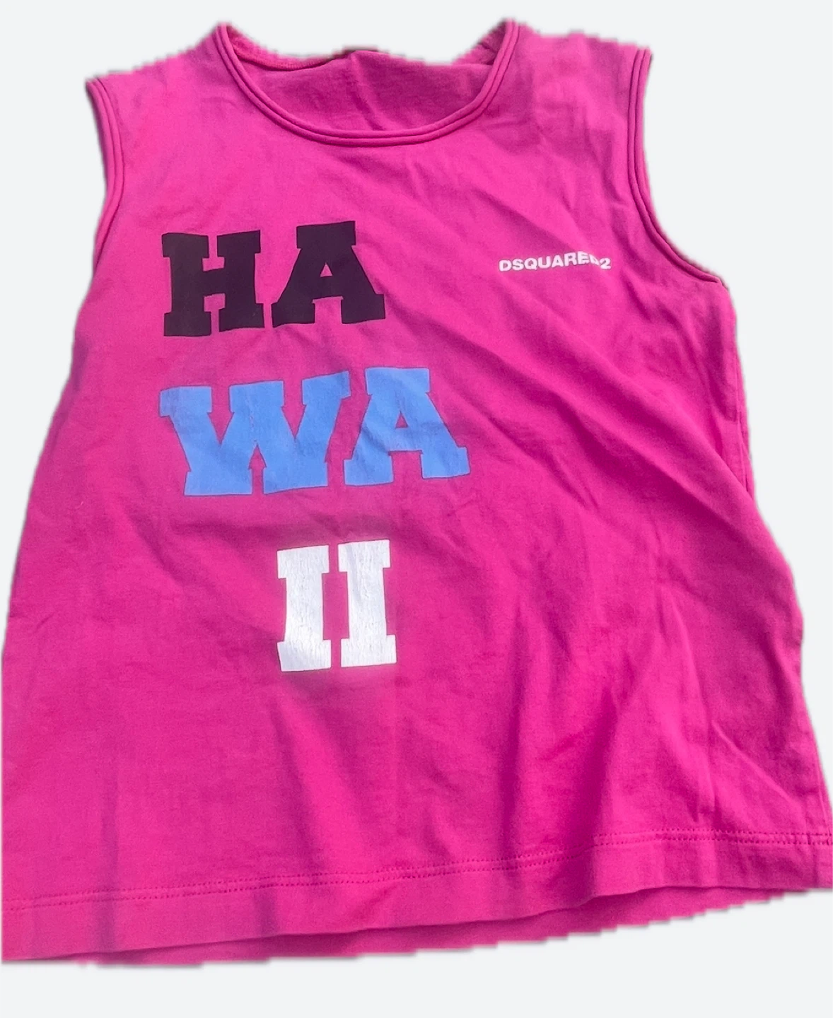 DSQUARED2 Pink "HAWAII" Tank Top
