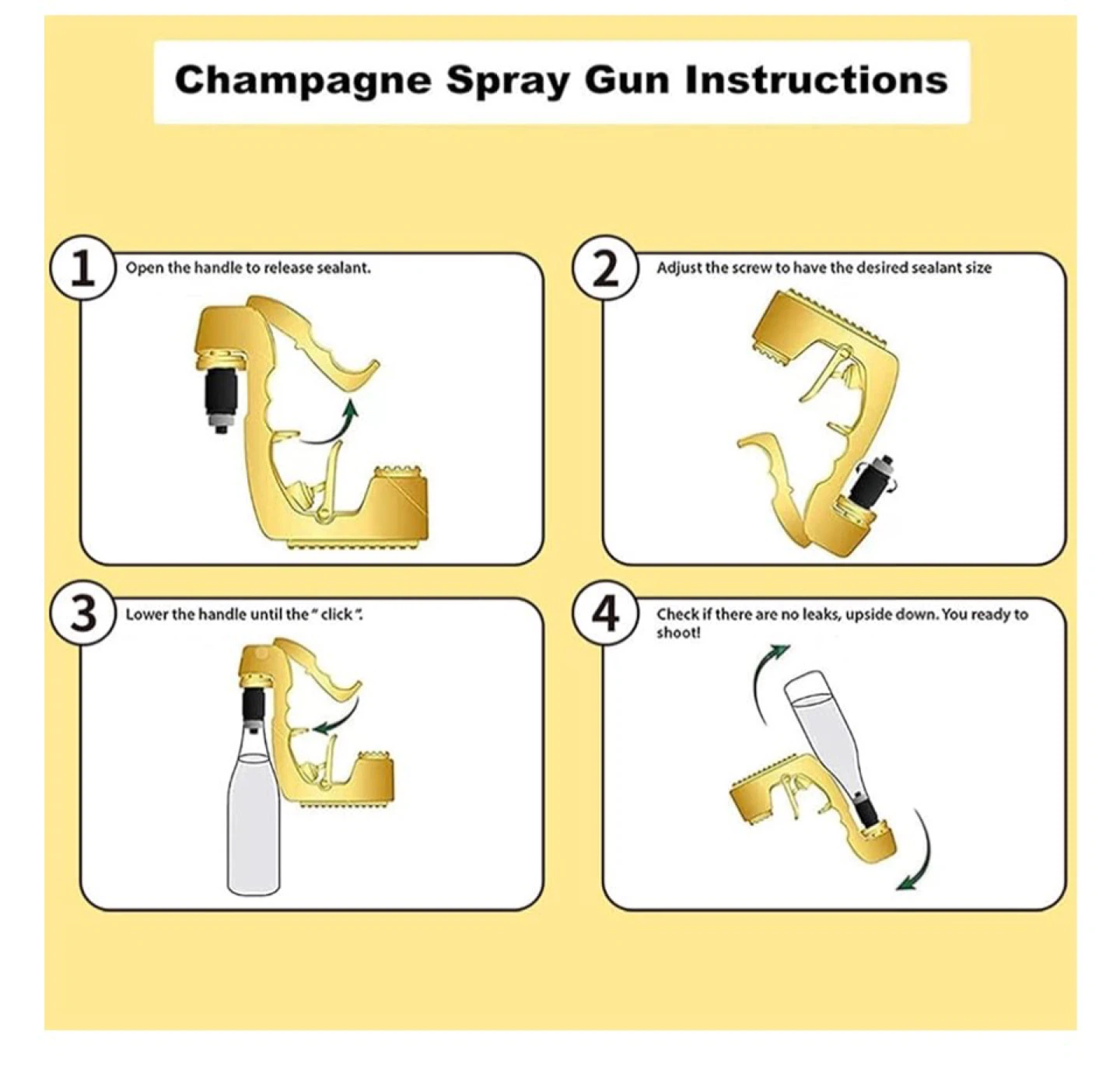 Champagne Spray Gun Shooter - photo 5
