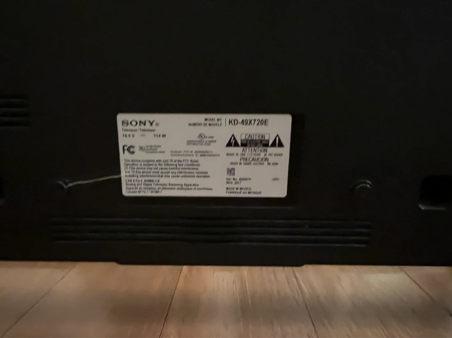 Sony 49" KD-49X720E 4K UHD IPS